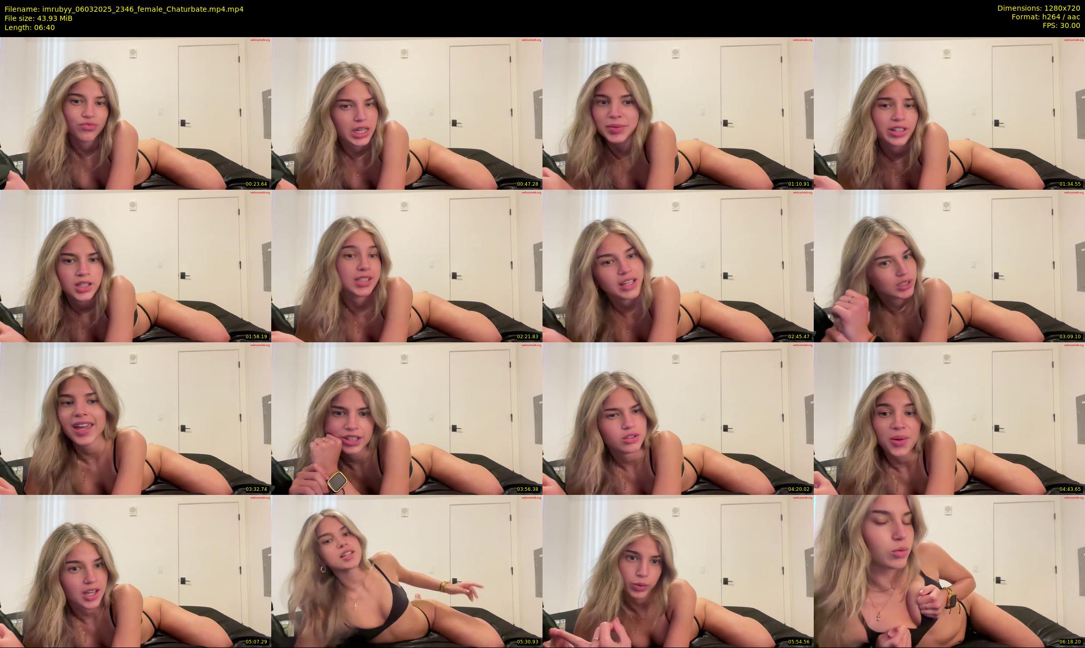 imrubyy — 7 minute Chaturbate female cam show recording, 720p, Mar 6, 2025