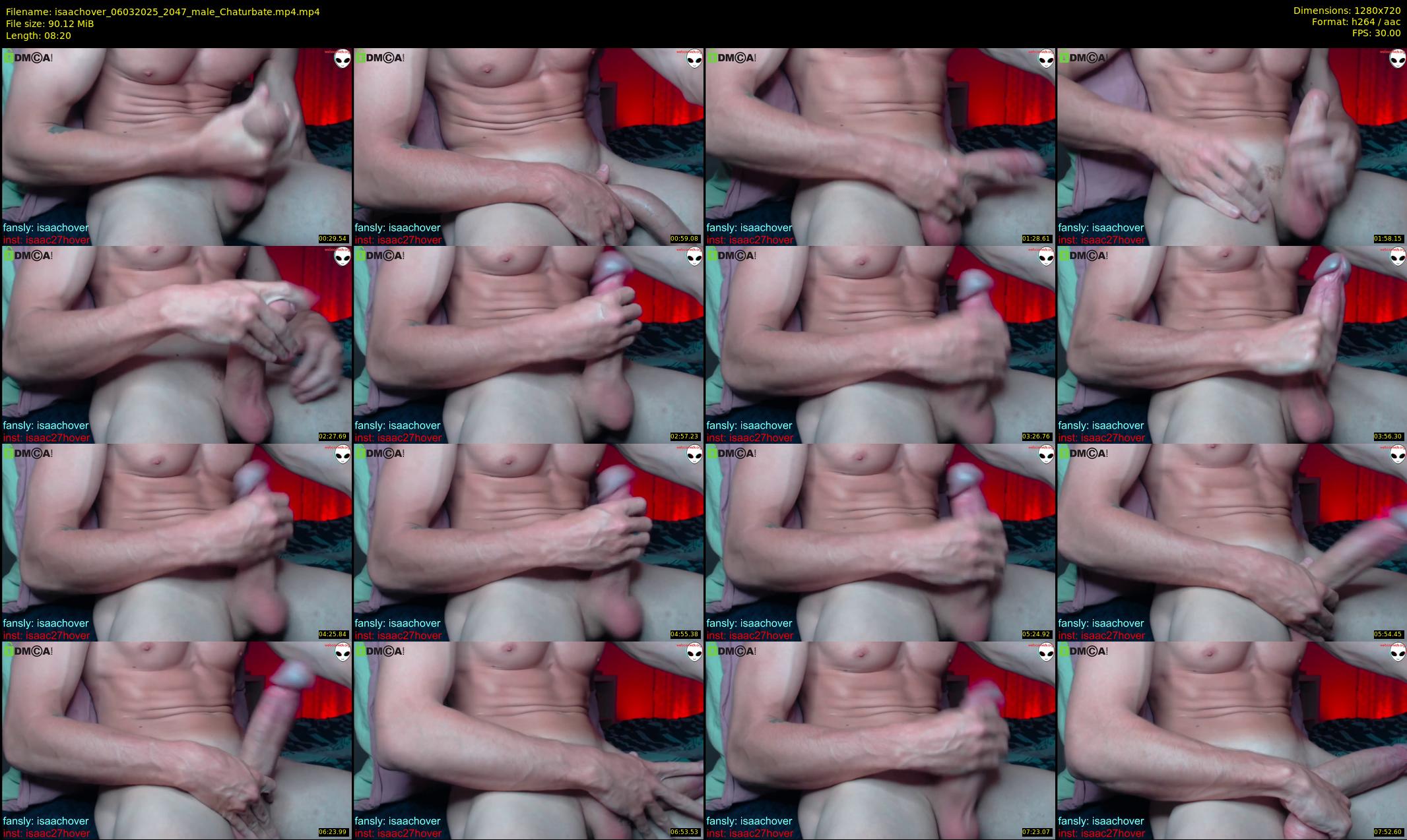 isaachover — 9 minute Chaturbate male cam show recording, 720p, Mar 6, 2025