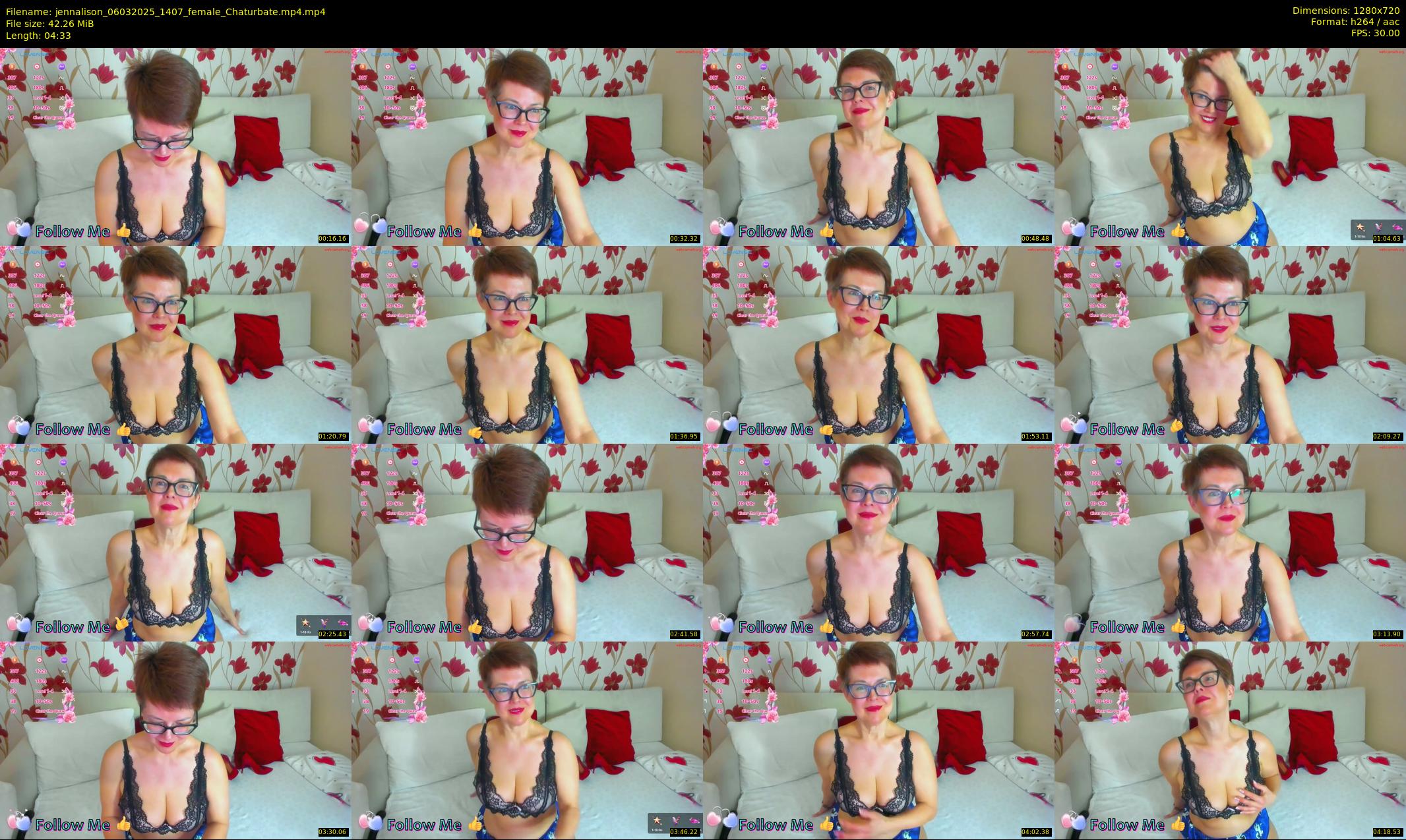 jennalison — 5 minute Chaturbate female cam show recording, 720p, Mar 6, 2025