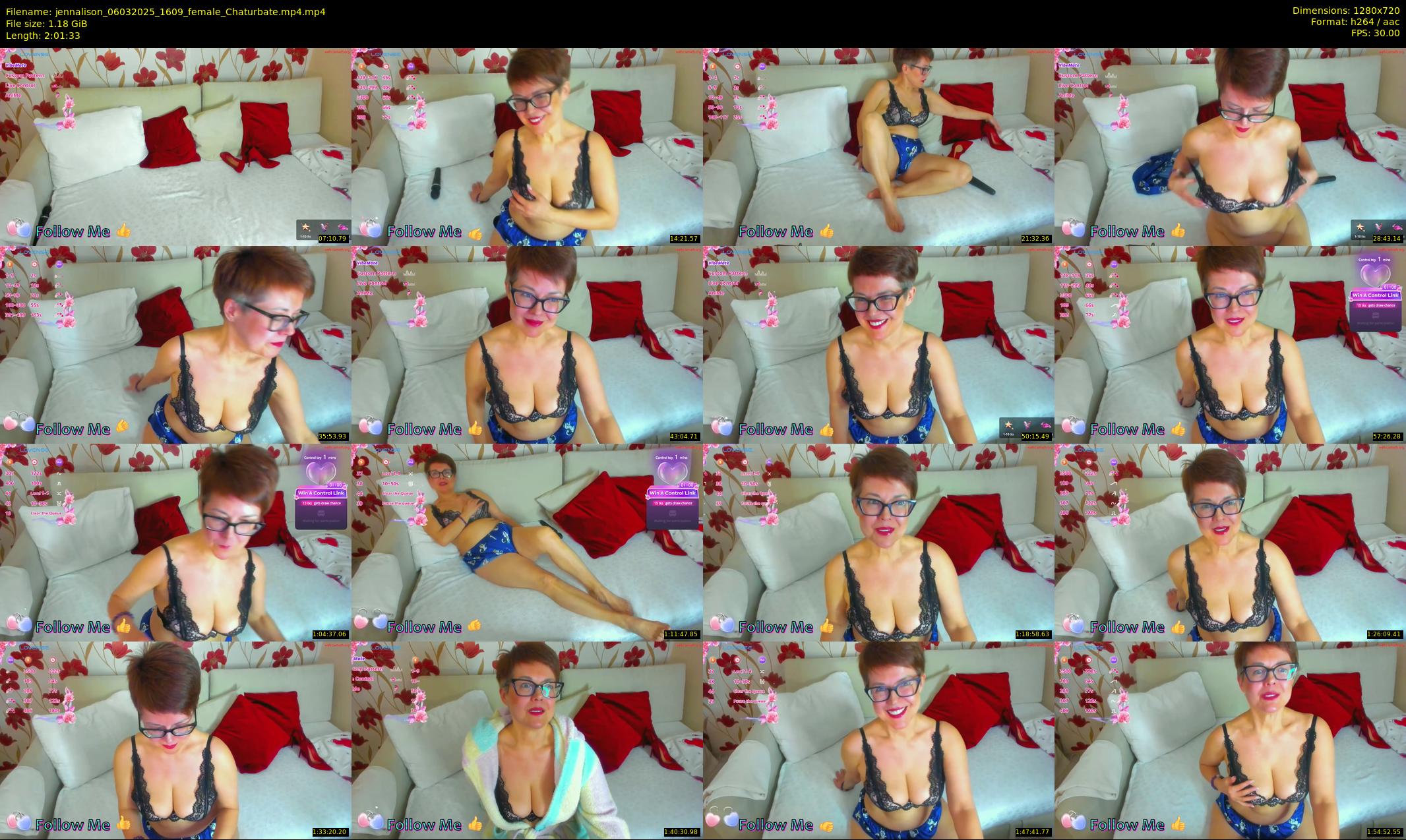 jennalison — 122 minute Chaturbate female cam show recording, 720p, Mar 6, 2025