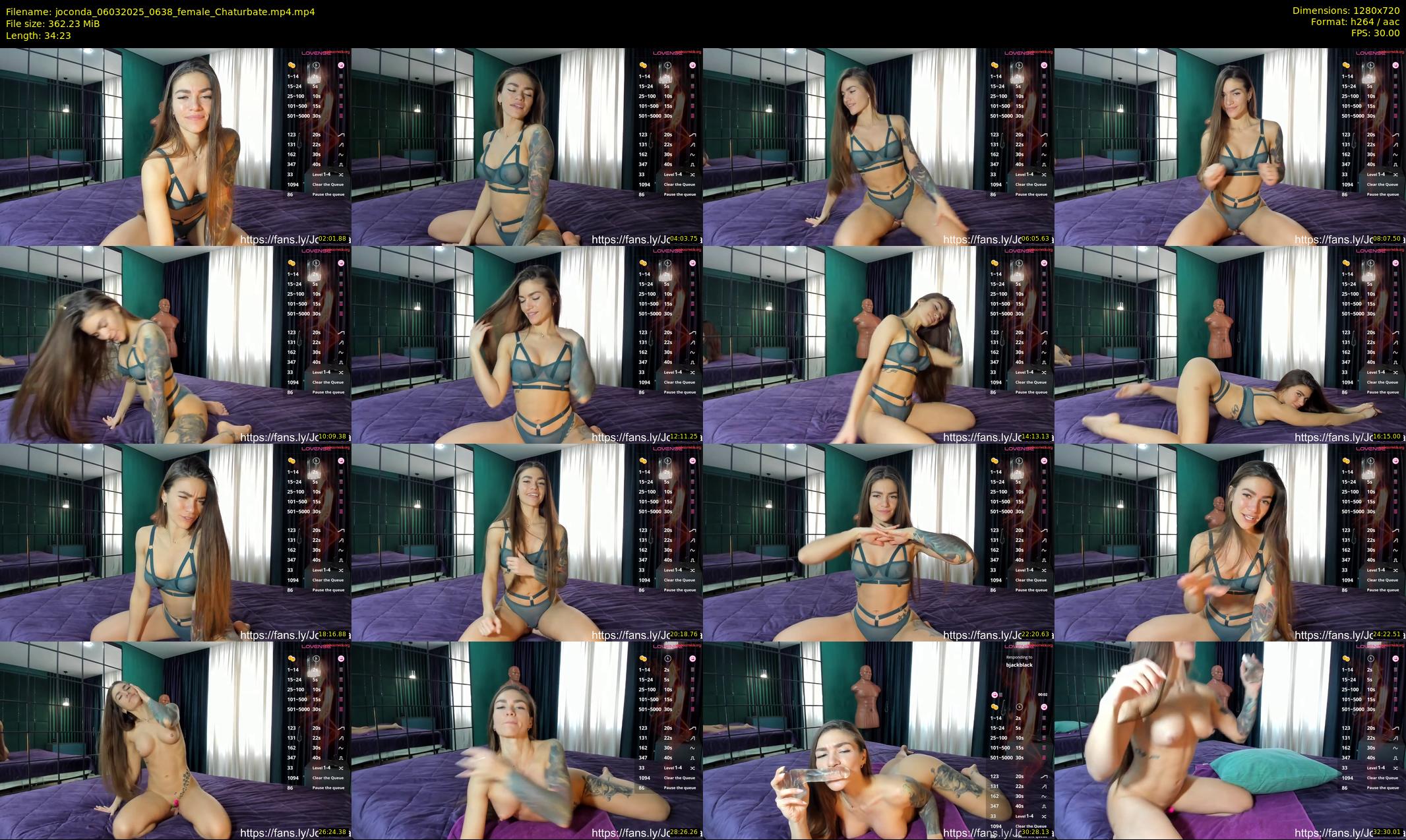joconda — 35 minute Chaturbate female cam show recording, 720p, Mar 6, 2025