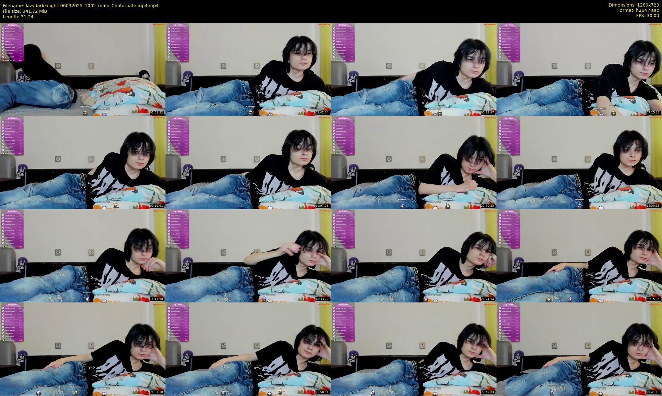 lazydarkknight — 32 minute Chaturbate male cam show recording, 720p, Mar 6, 2025