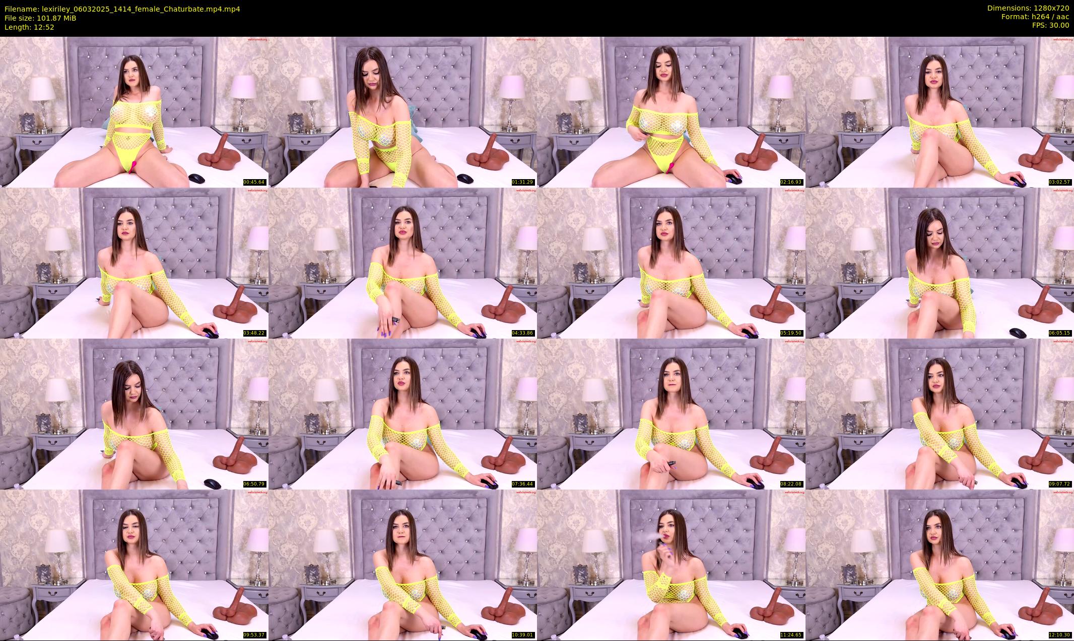 lexiriley — 13 minute Chaturbate female cam show recording, 720p, Mar 6, 2025