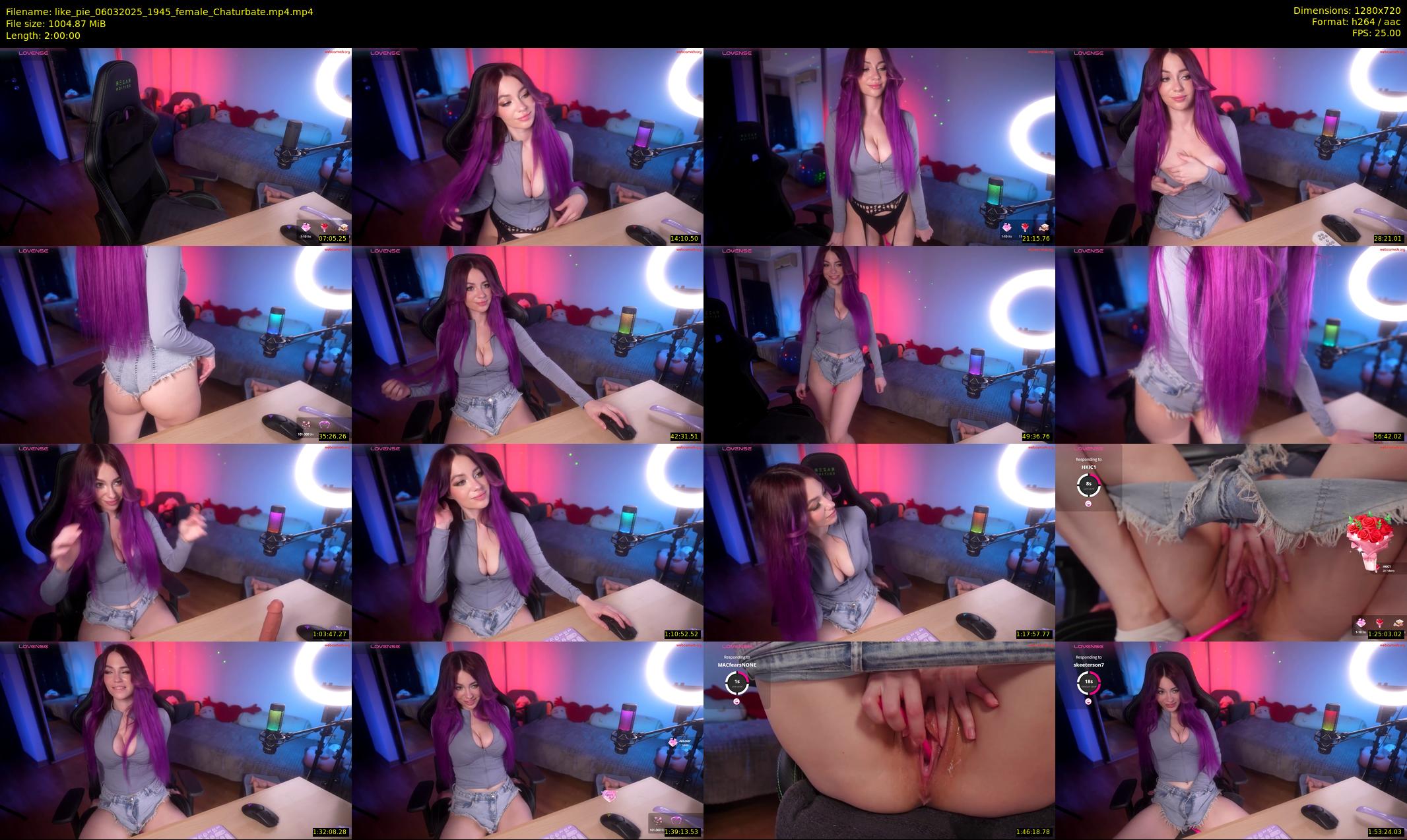 like_pie — 120 minute Chaturbate couple cam show recording, 720p, Mar 6, 2025