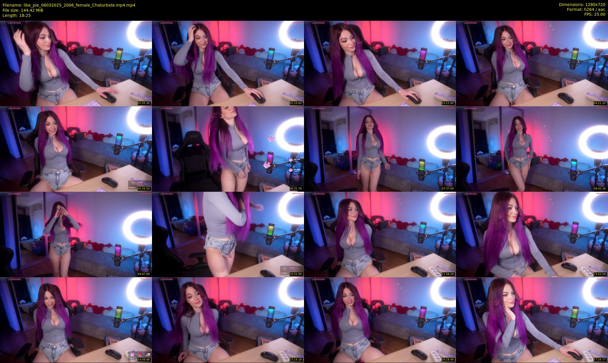 like_pie — 19 minute Chaturbate couple cam show recording, 720p, Mar 6, 2025