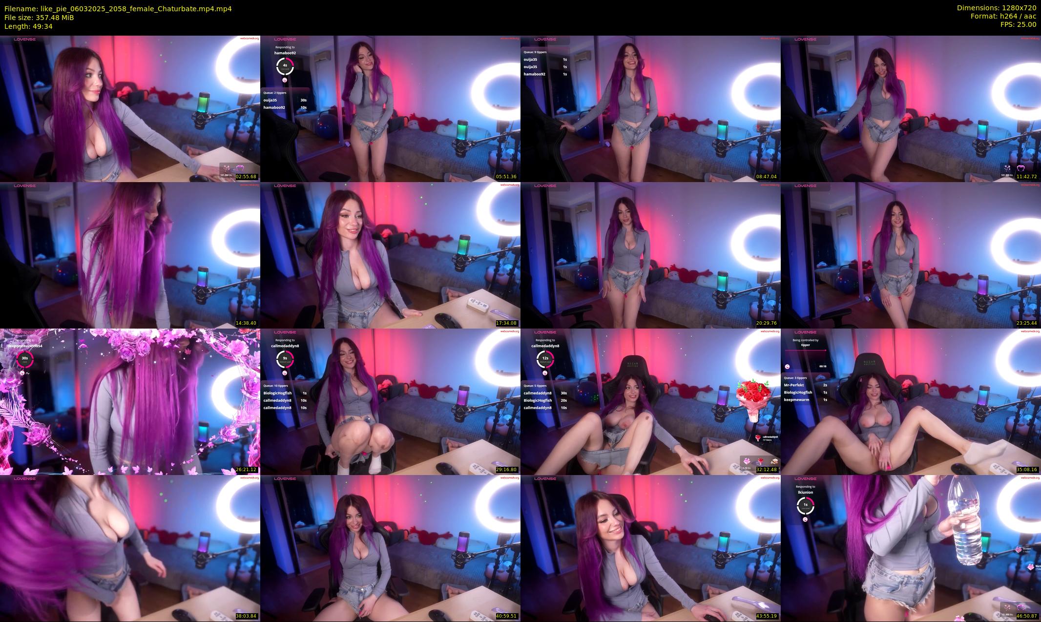 like_pie — 50 minute Chaturbate couple cam show recording, 720p, Mar 6, 2025