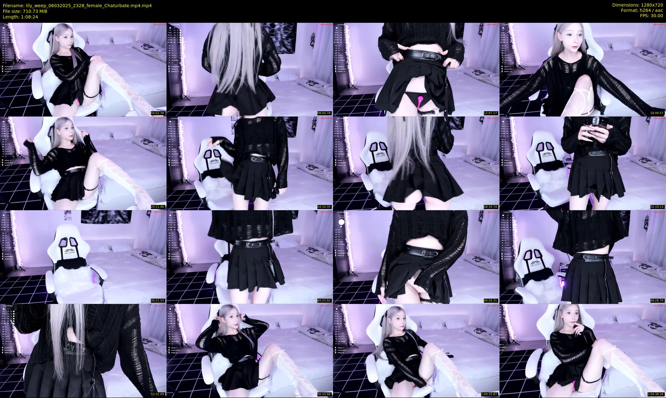 lily_weep — 69 minute Chaturbate female cam show recording, 720p, Mar 6, 2025