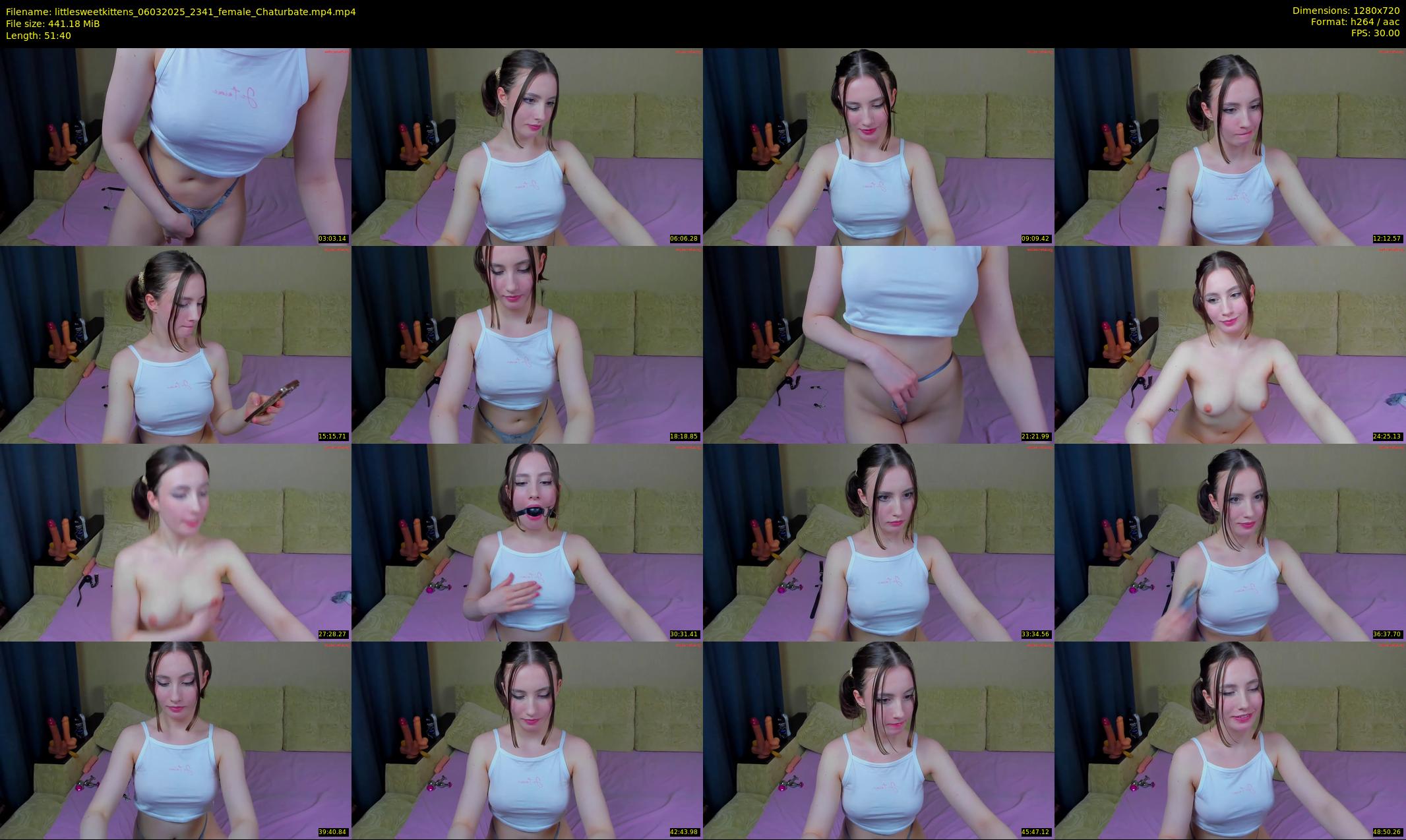 littlesweetkittens — 52 minute Chaturbate couple cam show recording, 720p, Mar 6, 2025