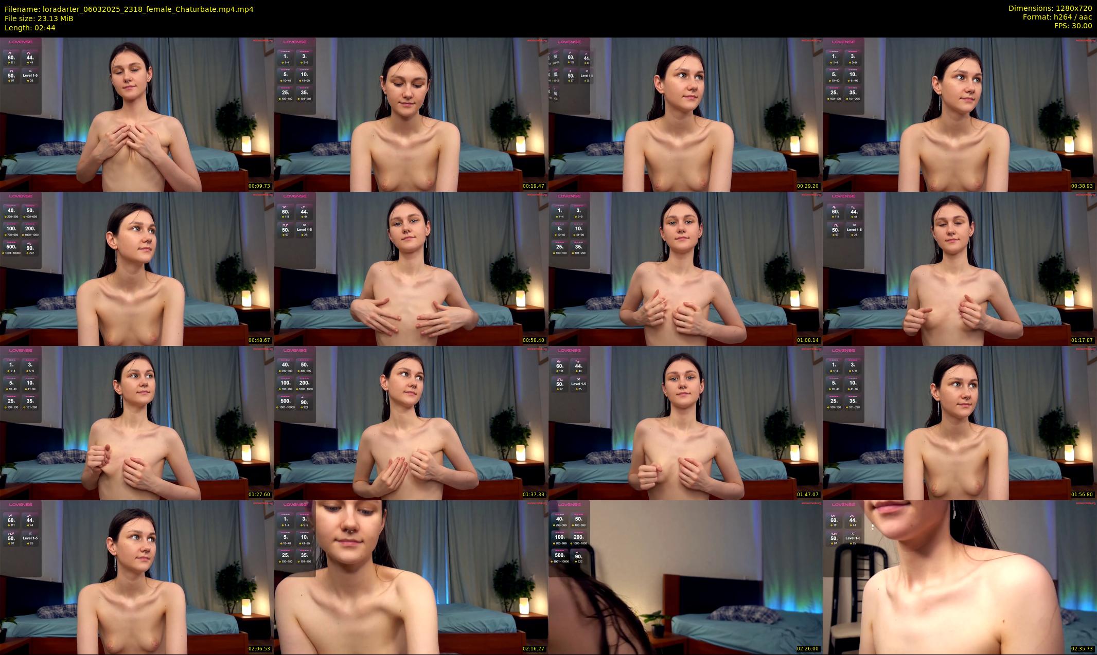 loradarter — 3 minute Chaturbate female cam show recording, 720p, Mar 6, 2025
