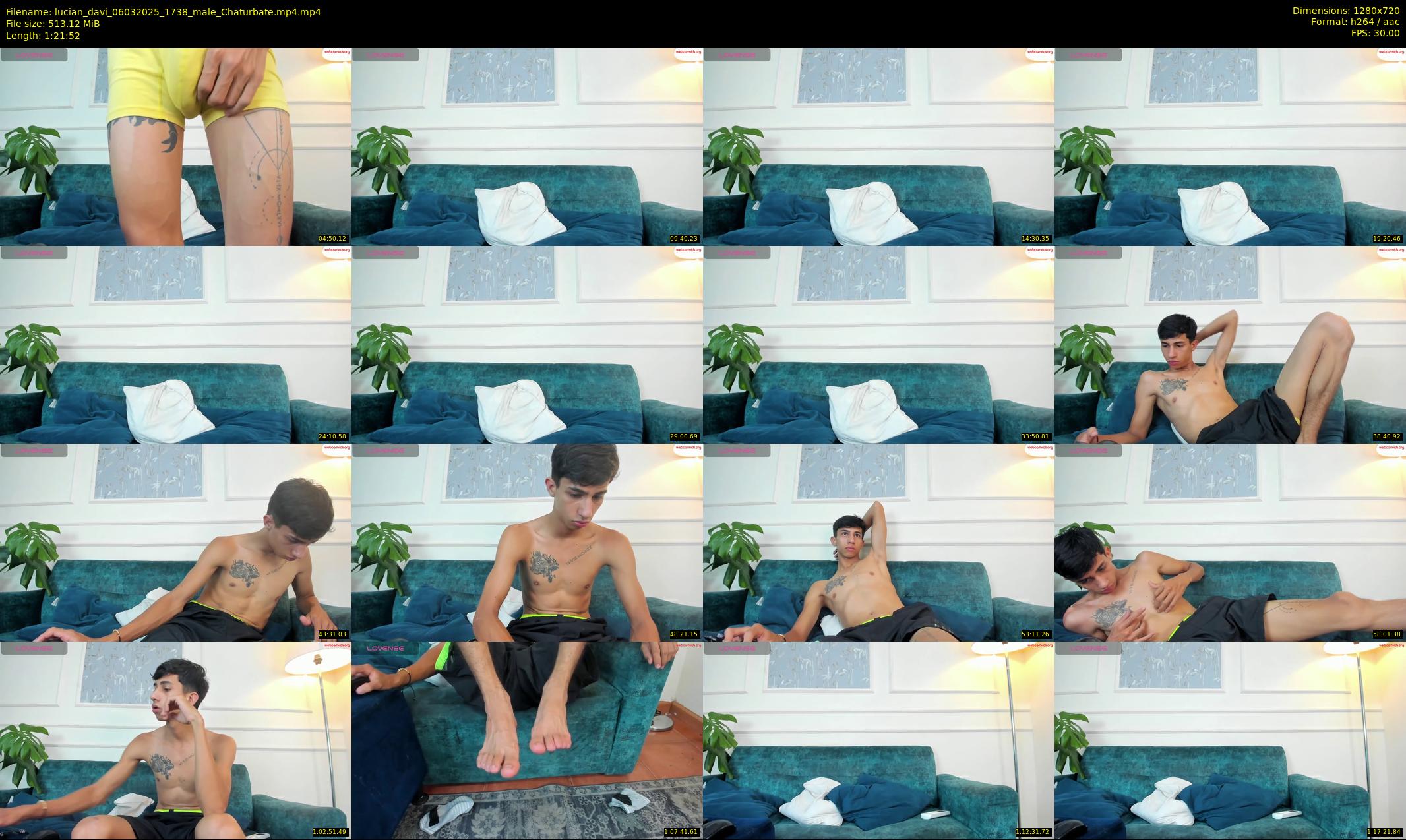 lucian_davi — 82 minute Chaturbate male cam show recording, 720p, Mar 6, 2025