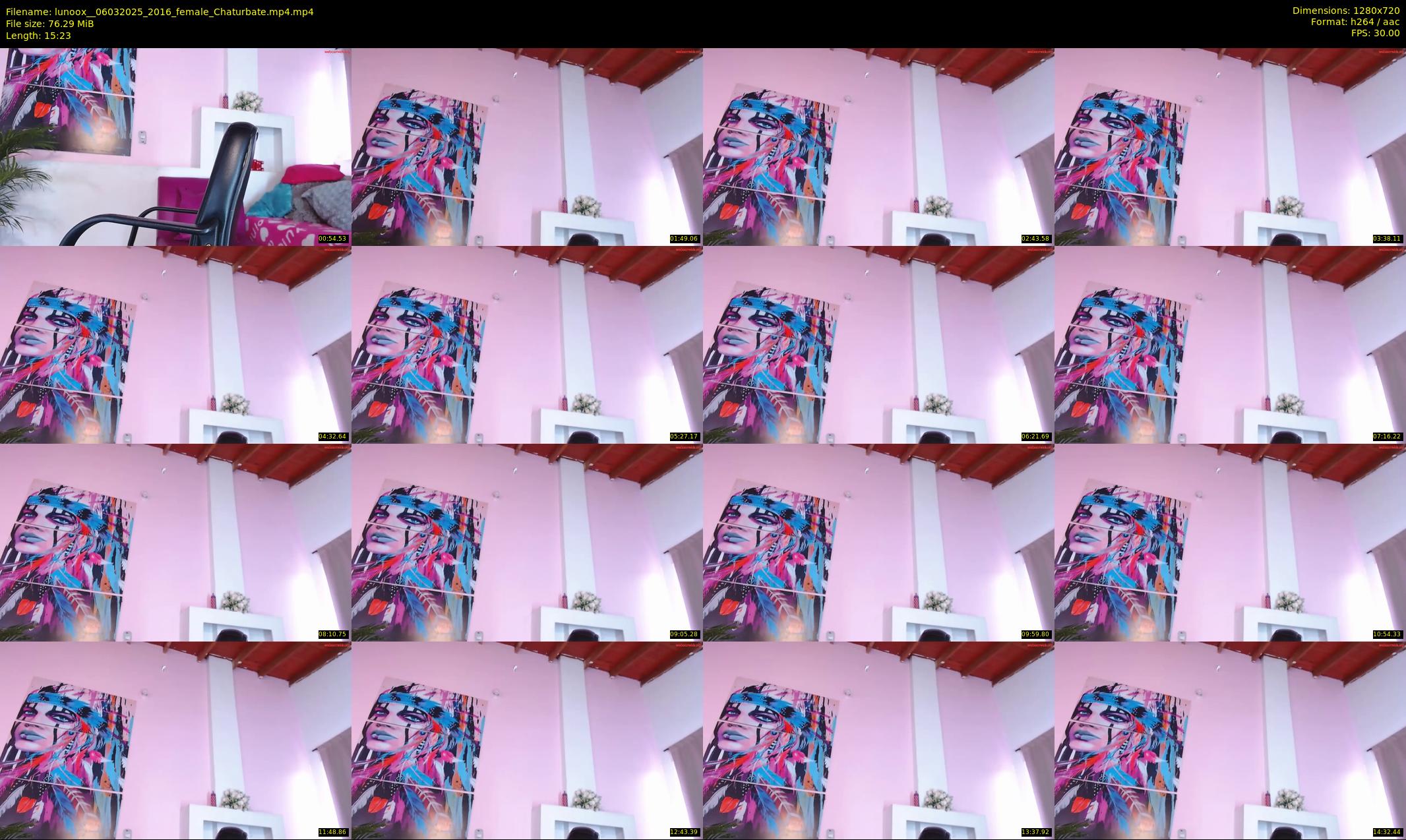 lunoox_ — 16 minute Chaturbate female cam show recording, 720p, Mar 6, 2025