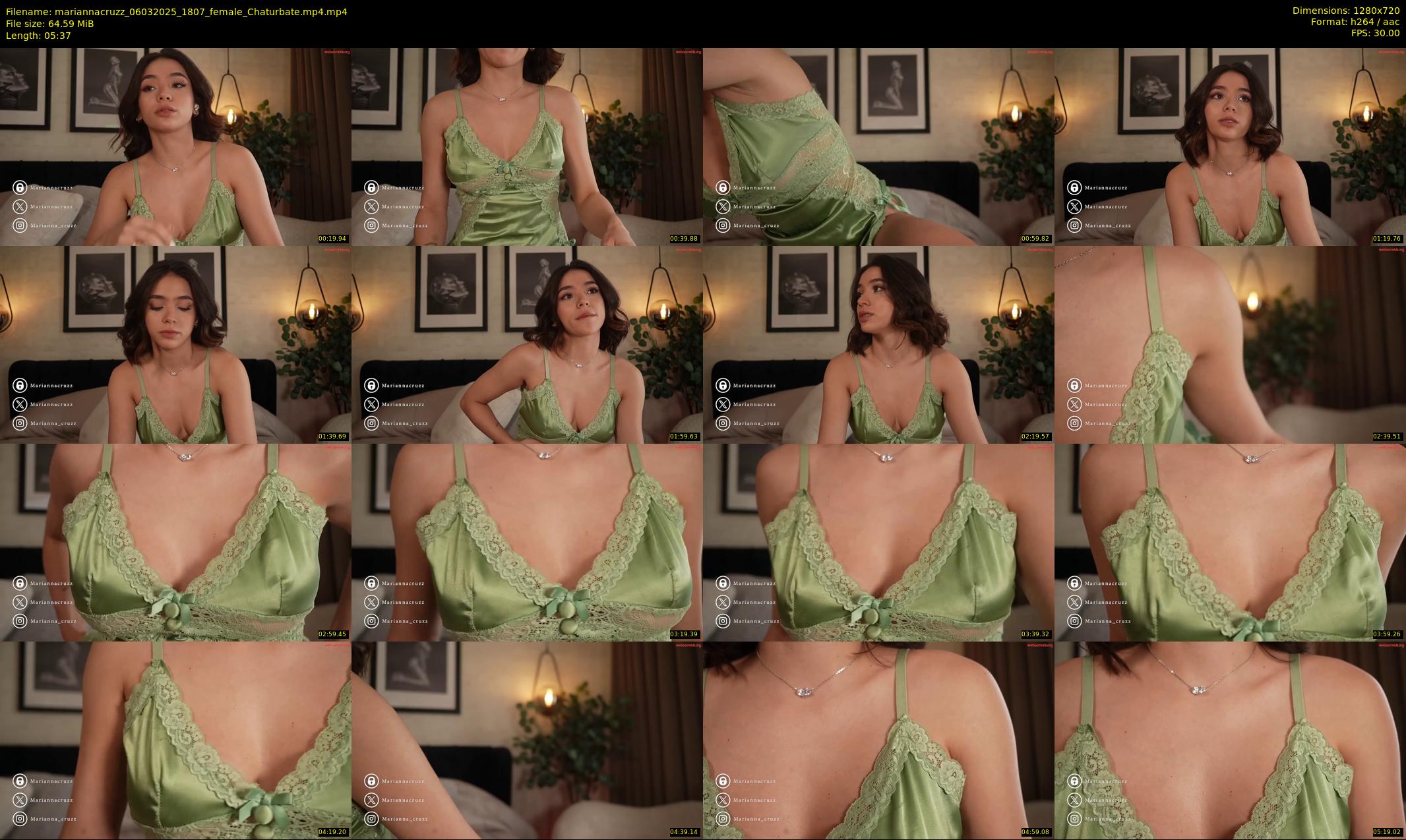 mariannacruzz — 6 minute Chaturbate female cam show recording, 720p, Mar 6, 2025