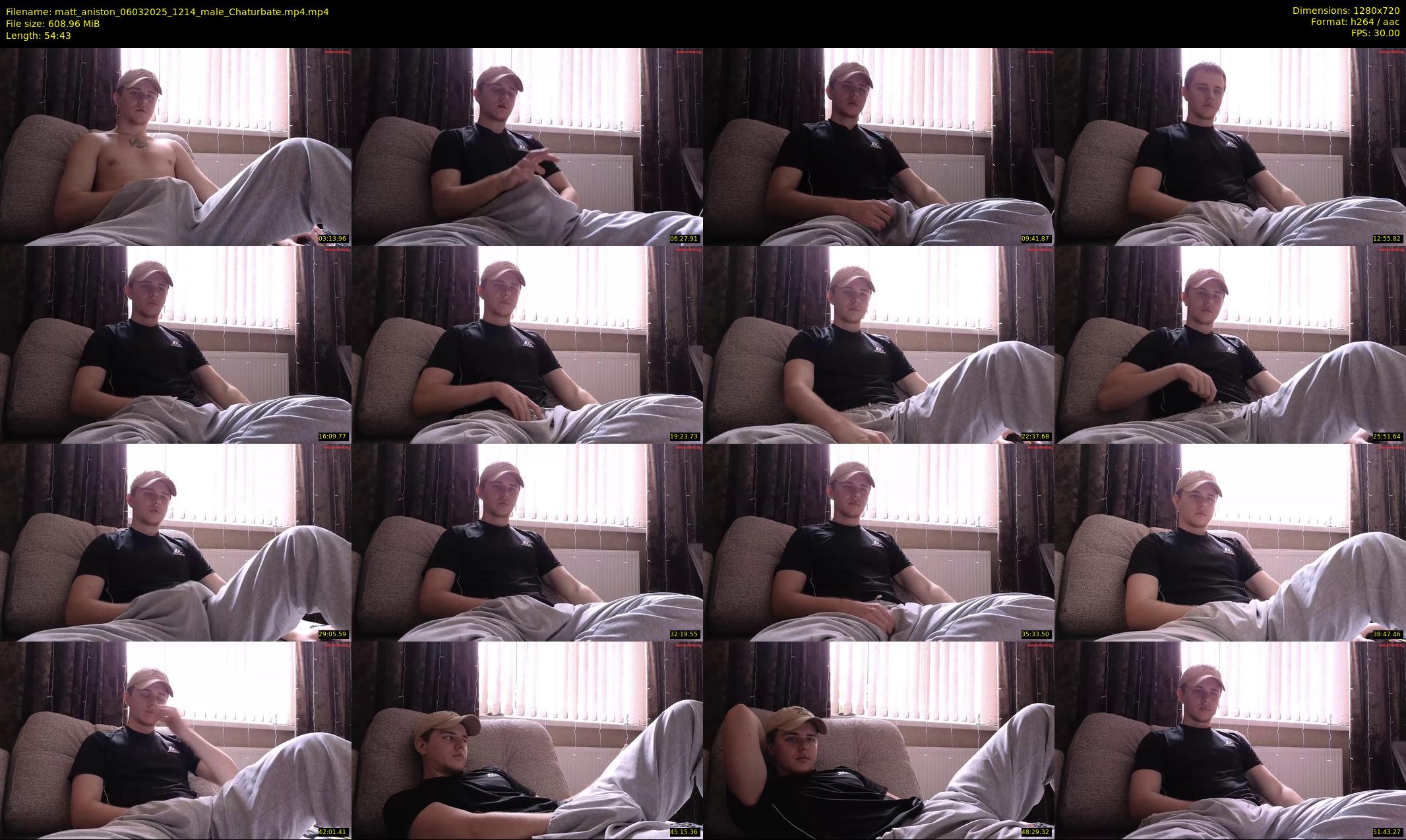 matt_aniston — 55 minute Chaturbate male cam show recording, 720p, Mar 6, 2025