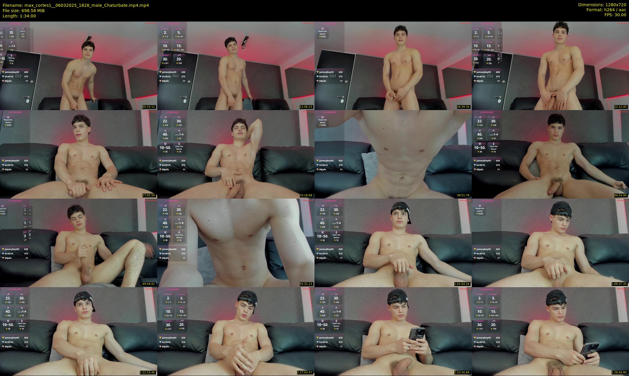 max_cortes1_ — 94 minute Chaturbate male cam show recording, 720p, Mar 6, 2025