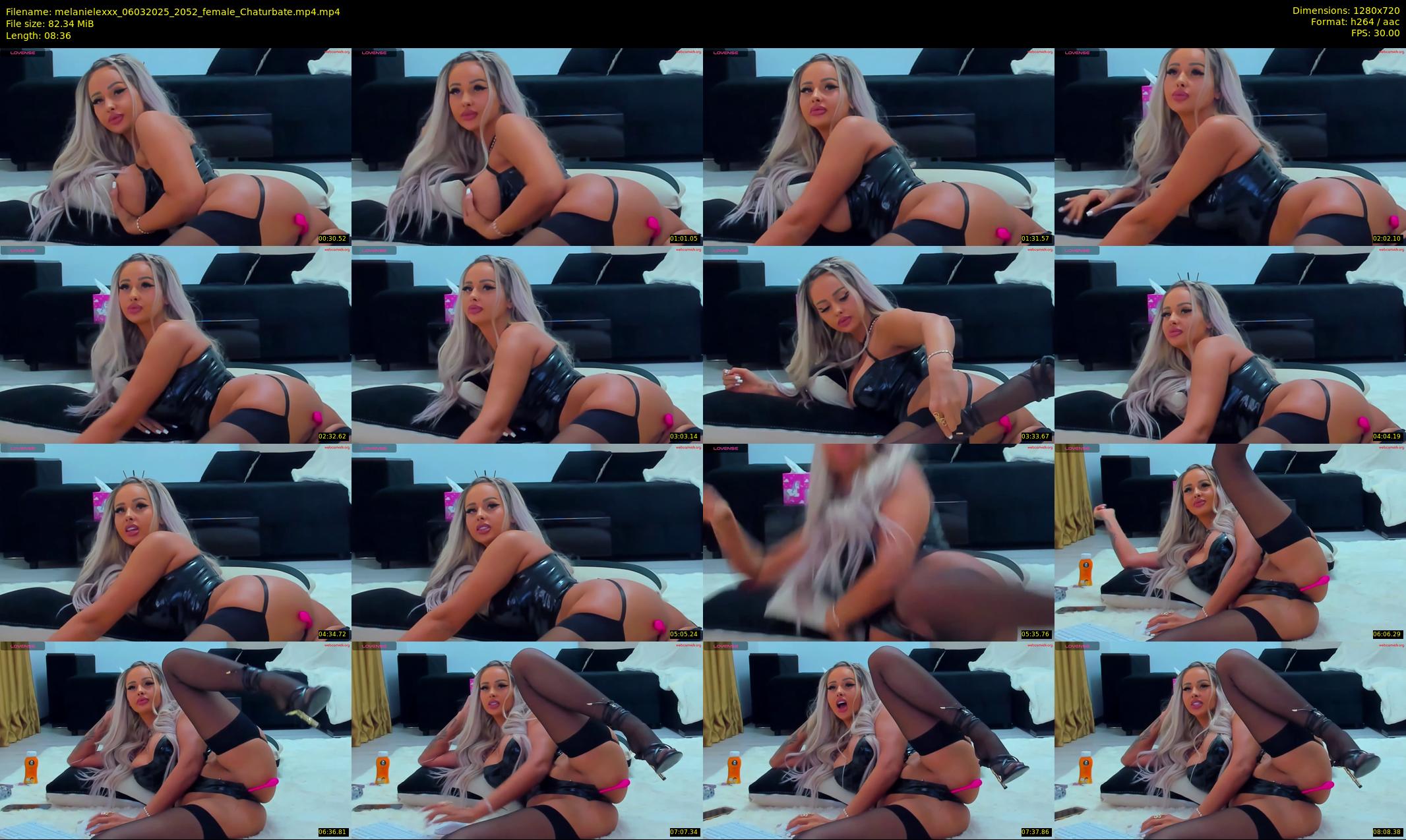 melanielexxx — 9 minute Chaturbate female cam show recording, 720p, Mar 6, 2025