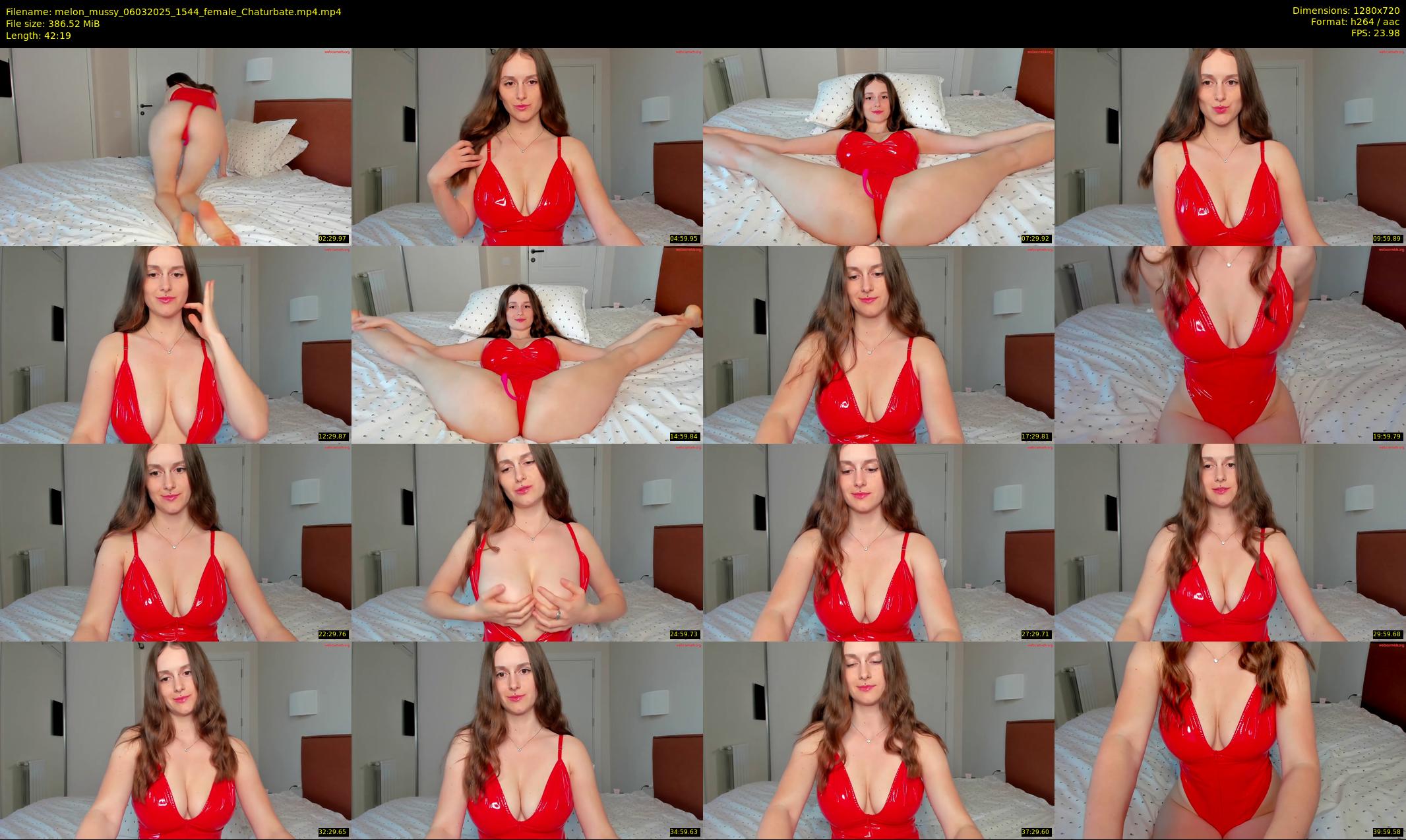 melon_mussy — 43 minute Chaturbate female cam show recording, 720p, Mar 6, 2025