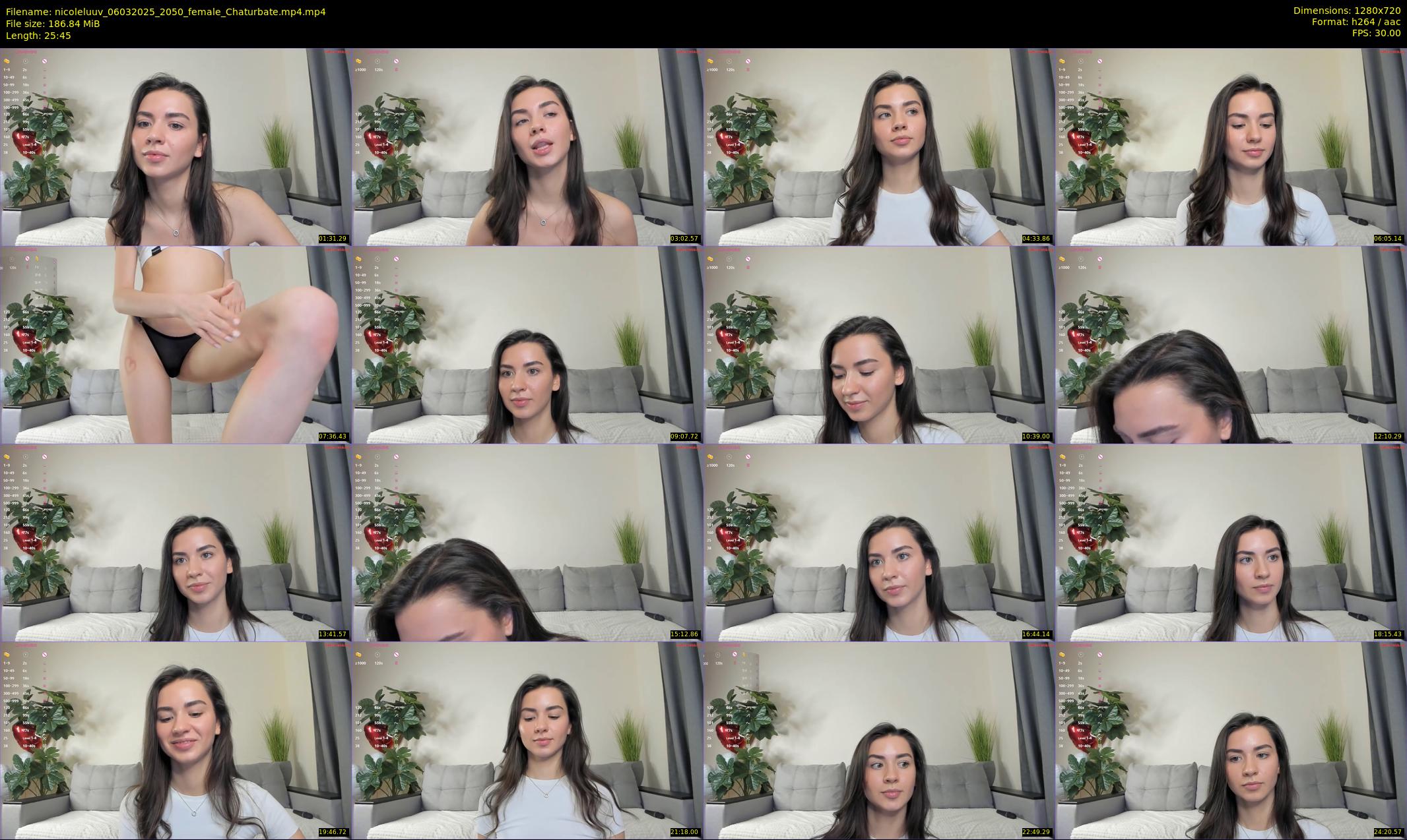 nicoleluuv — 26 minute Chaturbate female cam show recording, 720p, Mar 6, 2025