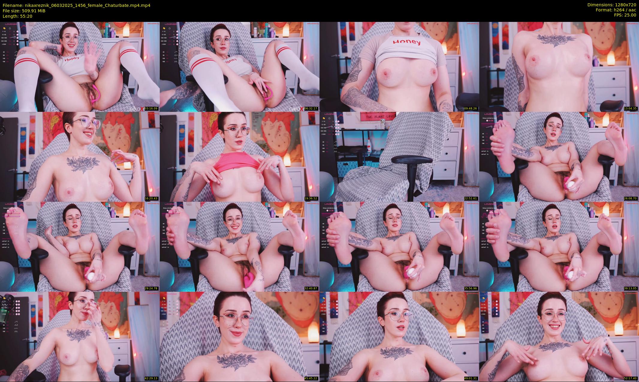 nikaxreznik — 56 minute Chaturbate female cam show recording, 720p, Mar 6, 2025