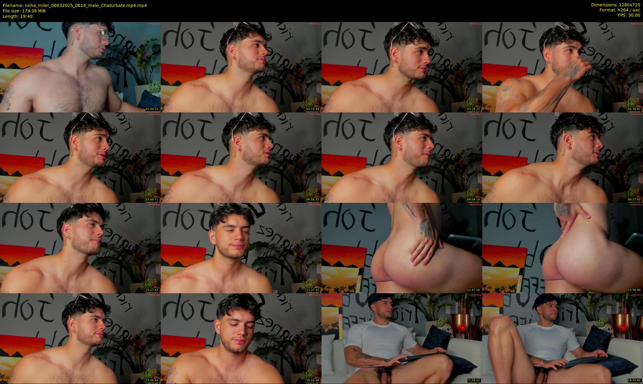 noha_miler — 20 minute Chaturbate male cam show recording, 720p, Mar 6, 2025