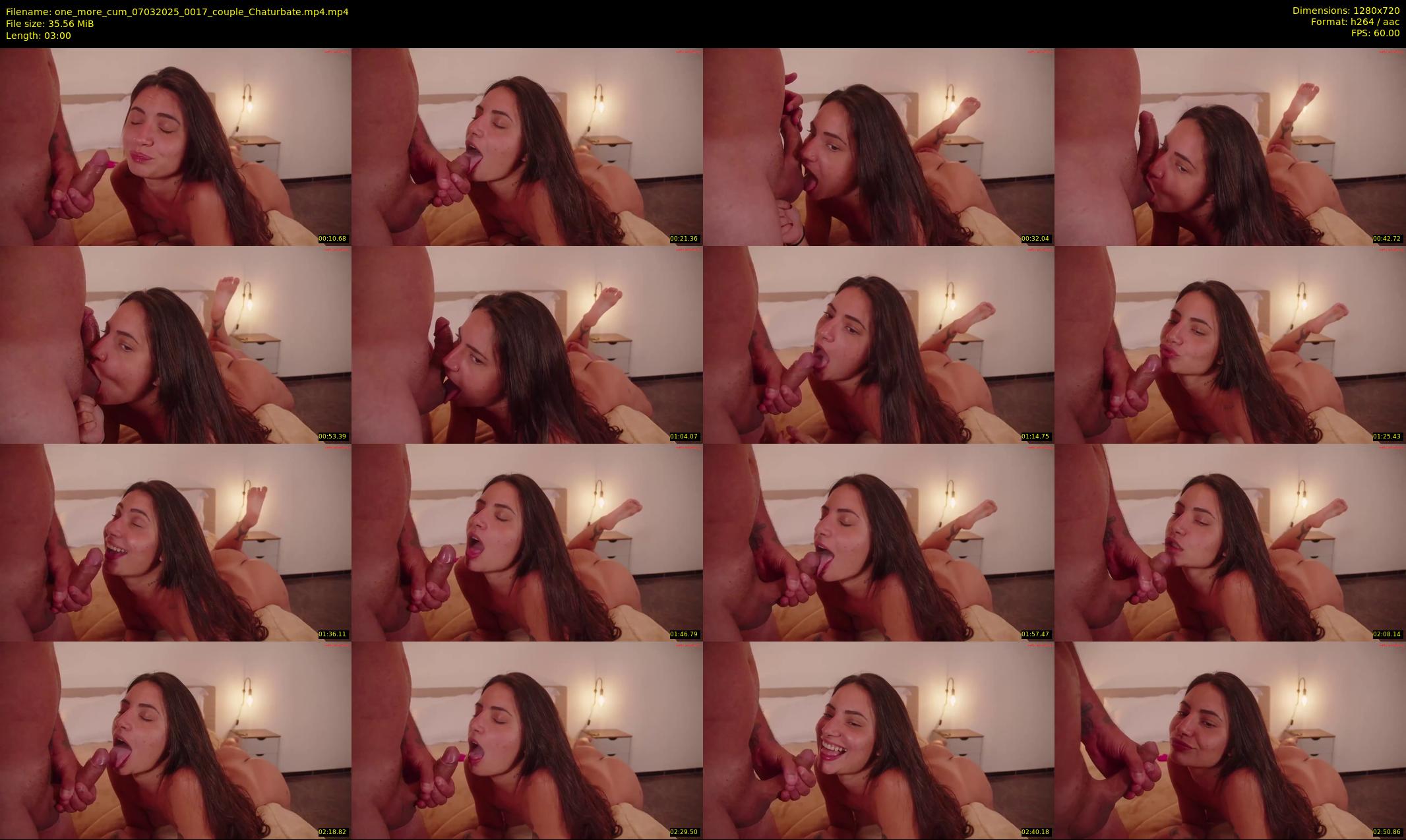 one_more_cum — 3 minute Chaturbate couple cam show recording, 720p, Mar 7, 2025