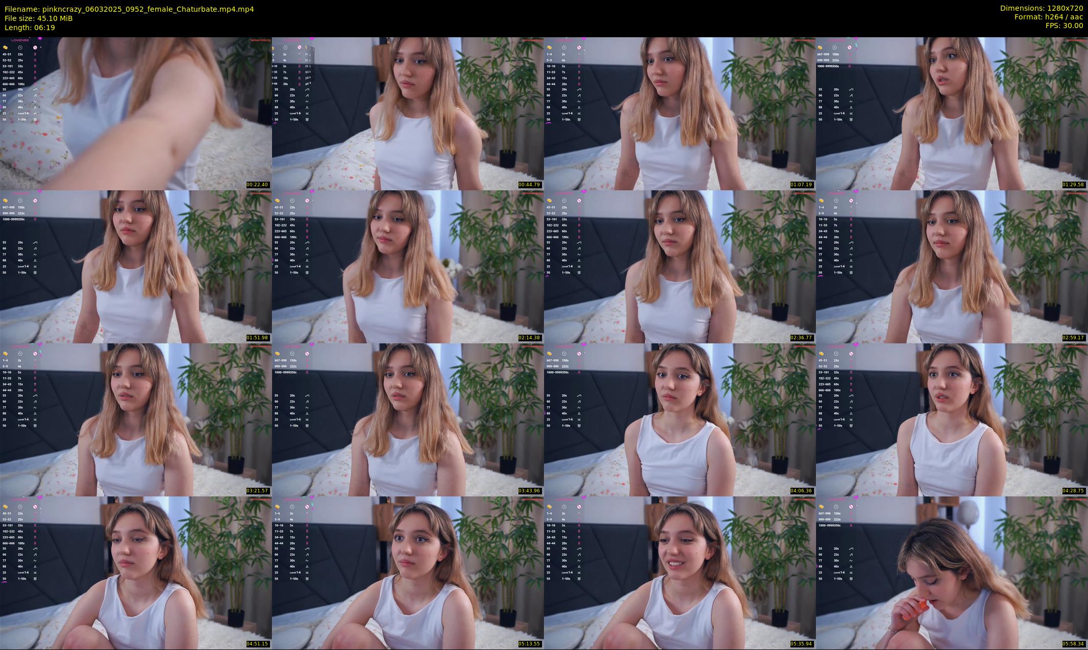 pinkncrazy — 7 minute Chaturbate female cam show recording, 720p, Mar 6, 2025