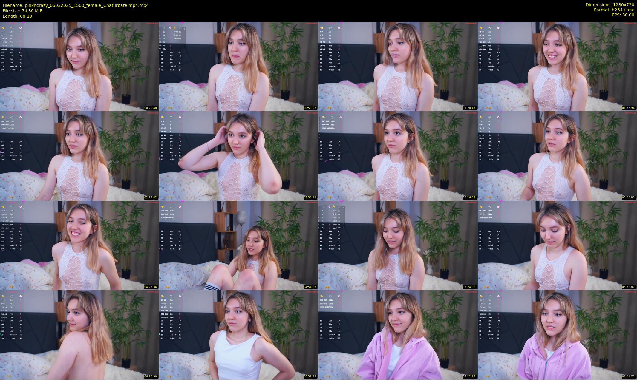 pinkncrazy — 9 minute Chaturbate female cam show recording, 720p, Mar 6, 2025