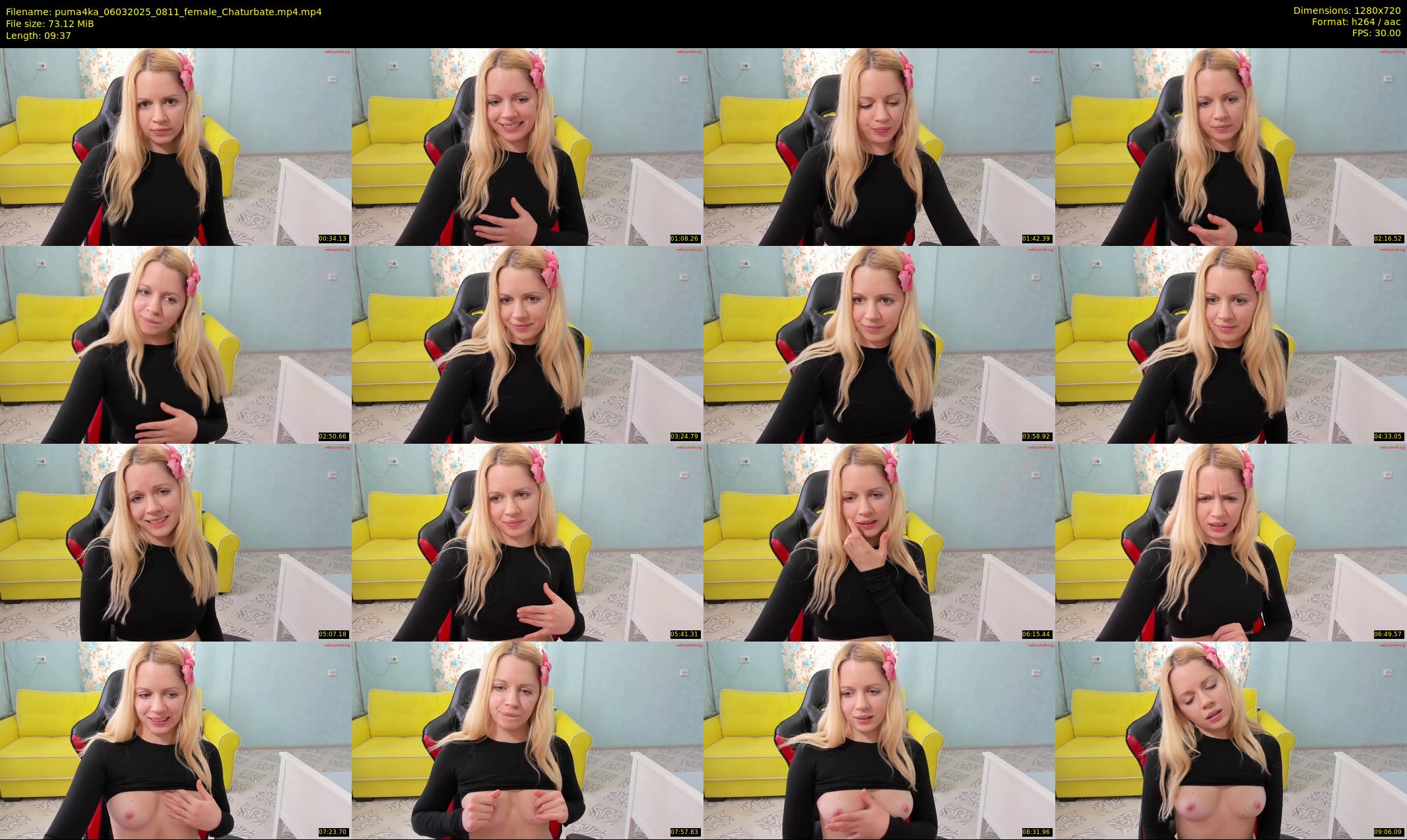 puma4ka — 10 minute Chaturbate female cam show recording, 720p, Mar 6, 2025