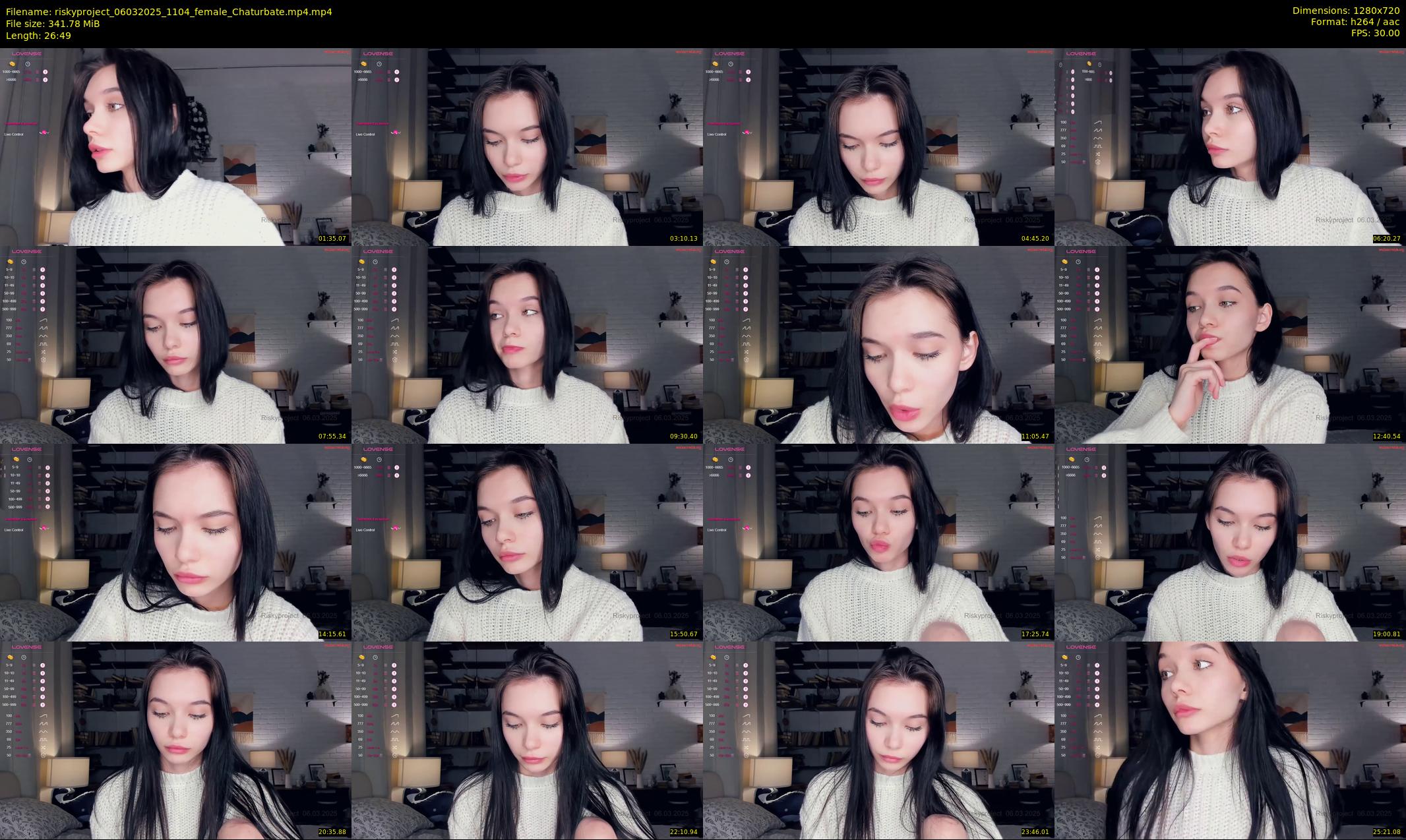 riskyproject — 27 minute Chaturbate couple cam show recording, 720p, Mar 6, 2025