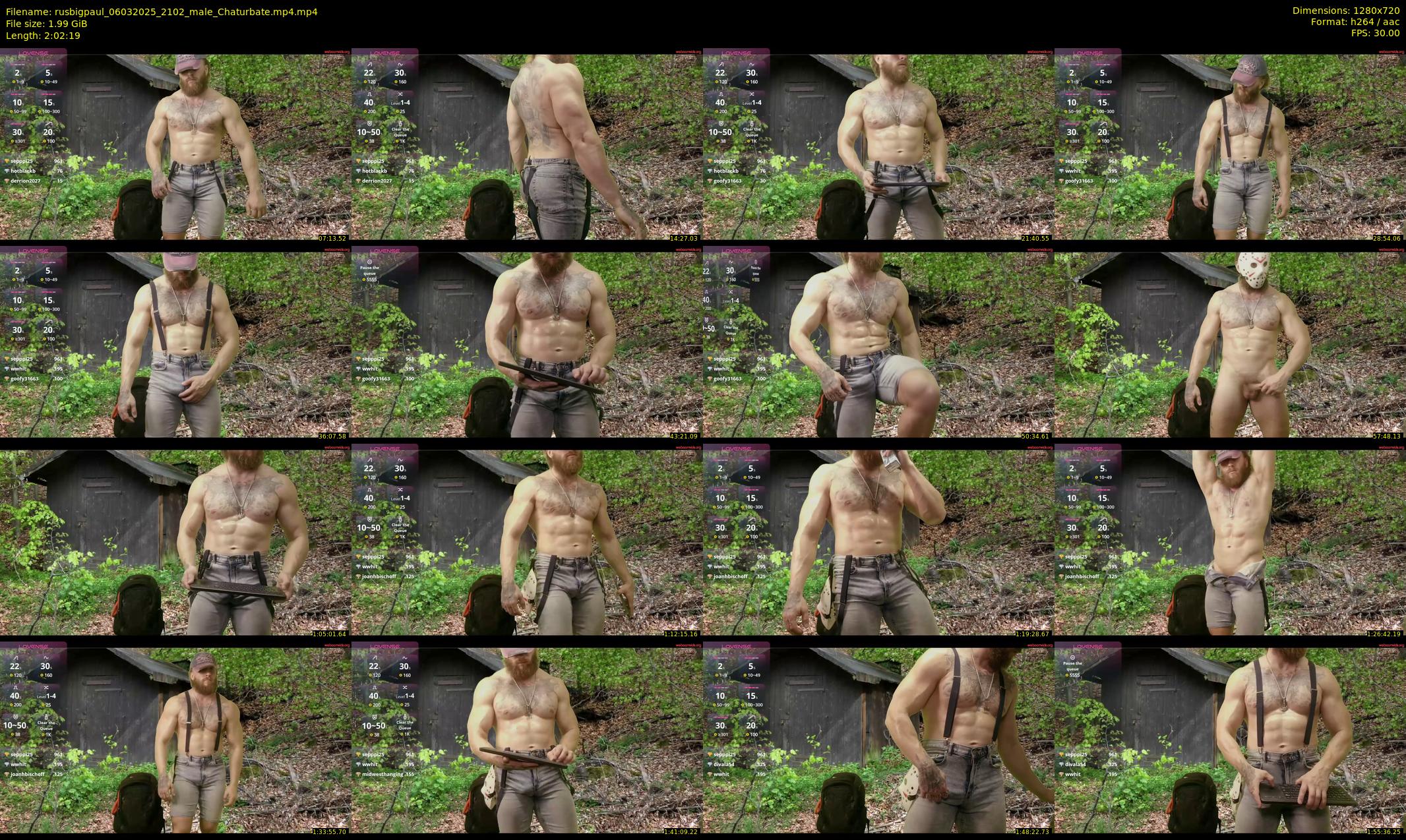 rusbigpaul — 123 minute Chaturbate male cam show recording, 720p, Mar 6, 2025