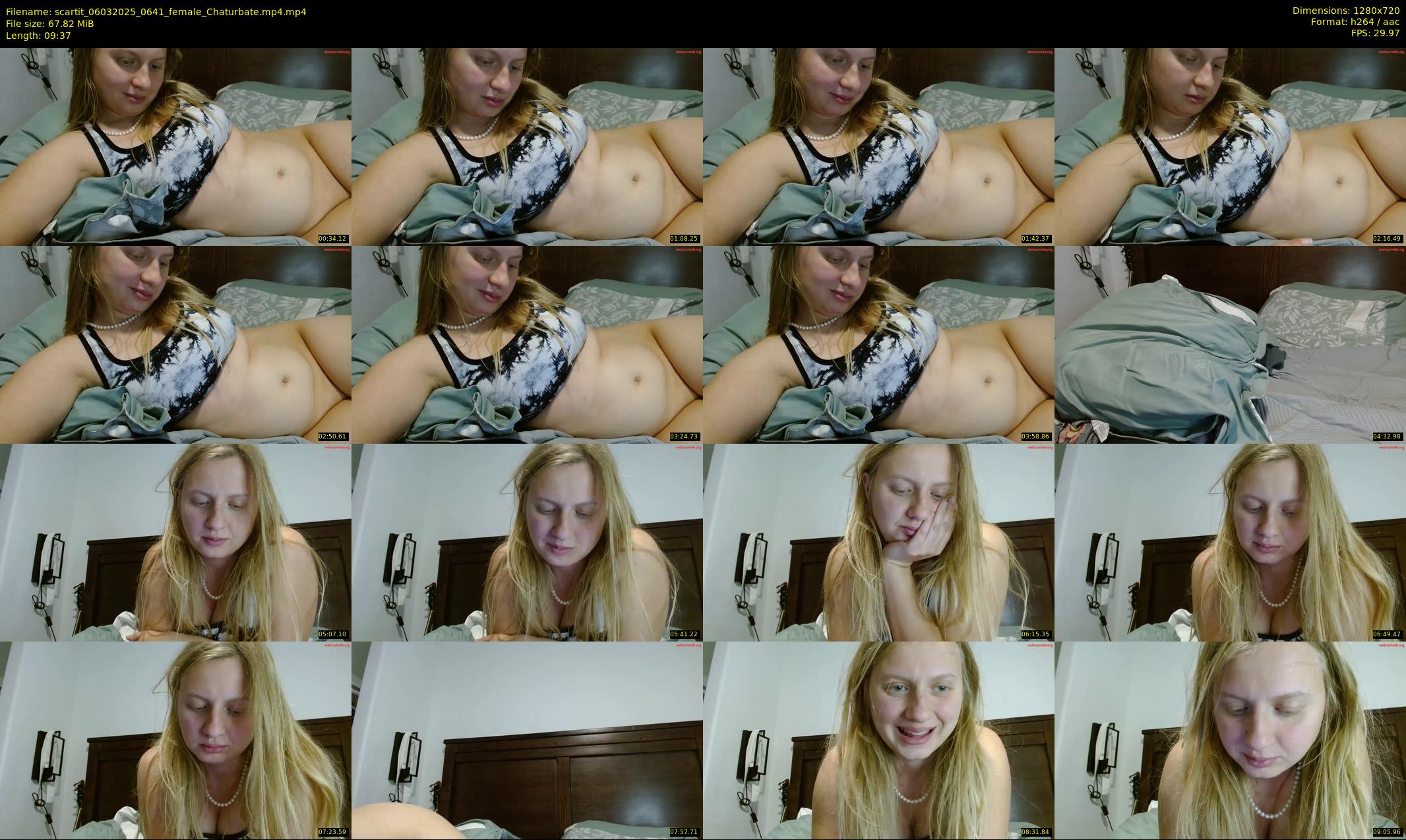 scartit — 10 minute Chaturbate female cam show recording, 720p, Mar 6, 2025