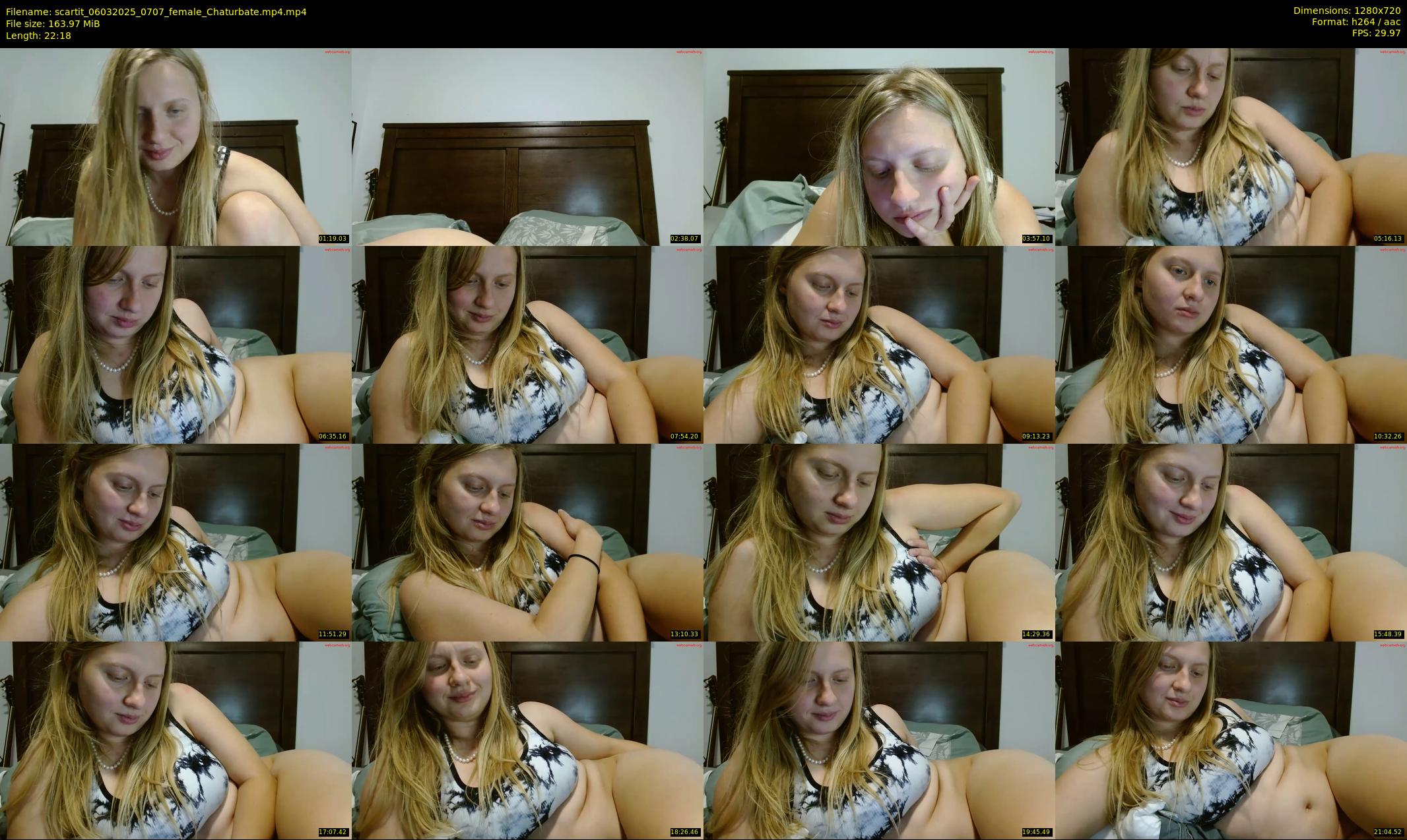 scartit — 23 minute Chaturbate female cam show recording, 720p, Mar 6, 2025
