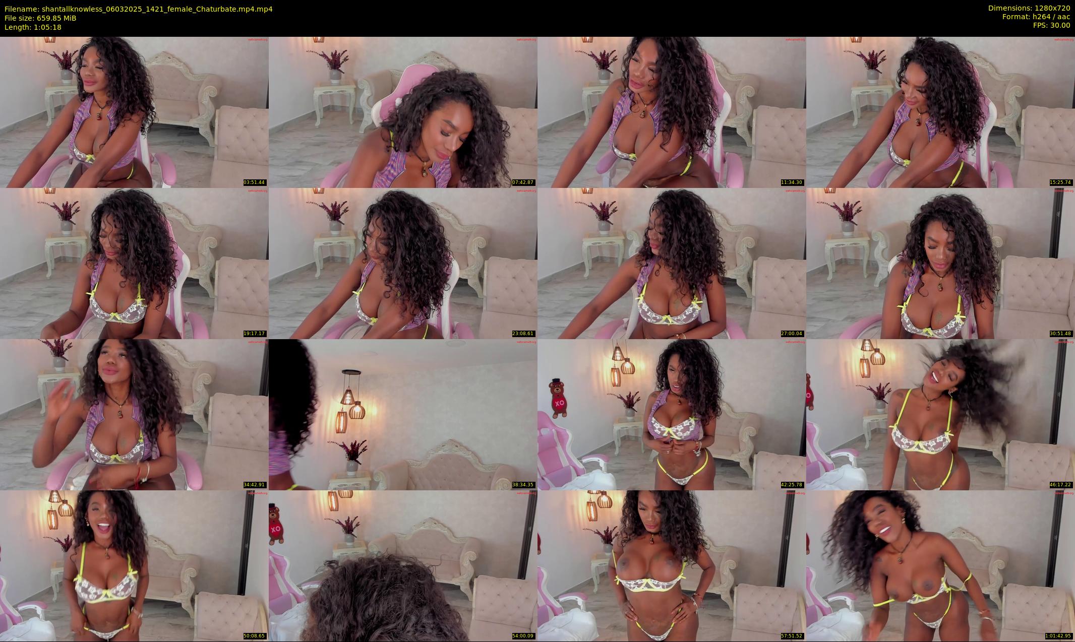 shantallknowless — 66 minute Chaturbate female cam show recording, 720p, Mar 6, 2025