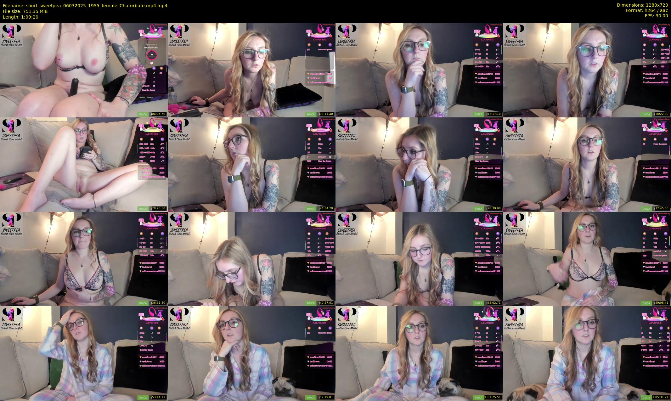 short_sweetpea — 70 minute Chaturbate female cam show recording, 720p, Mar 6, 2025