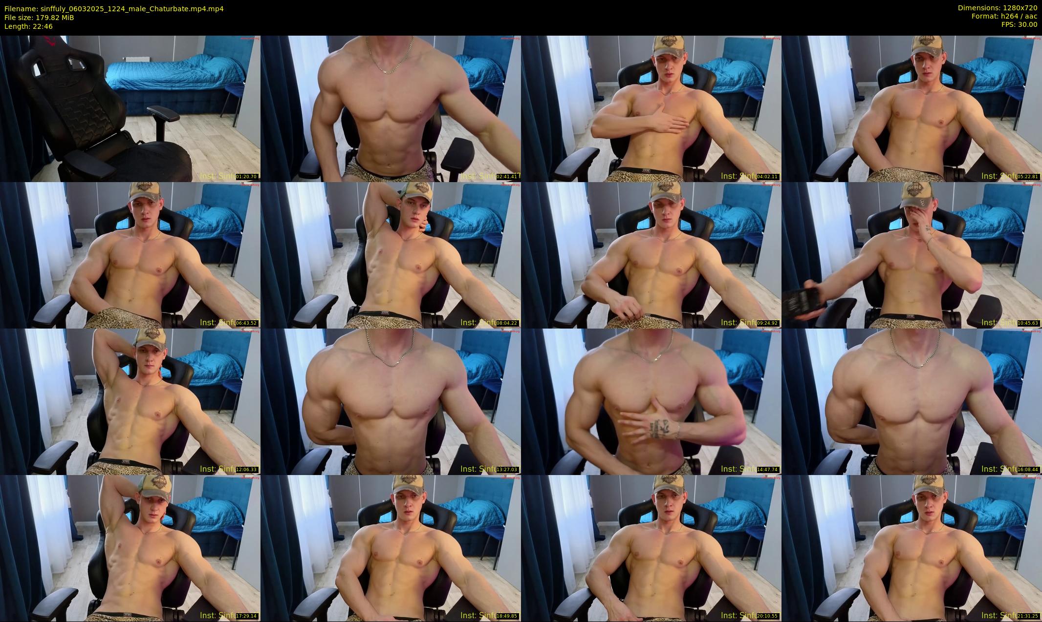 sinffuly — 23 minute Chaturbate male cam show recording, 720p, Mar 6, 2025