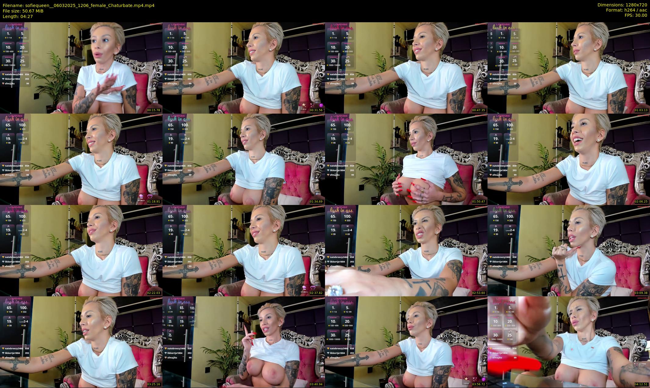 sofiequeen_ — 5 minute Chaturbate female cam show recording, 720p, Mar 6, 2025