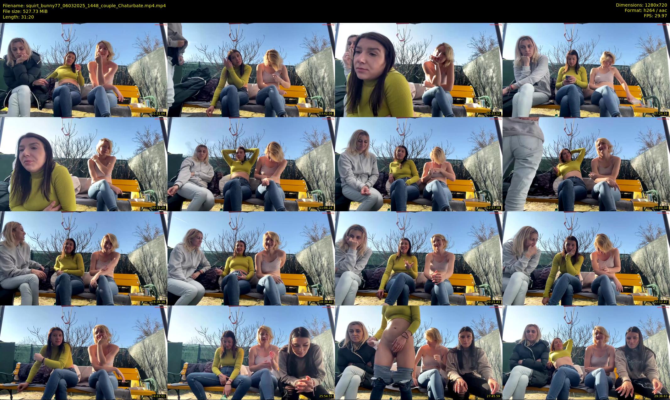 squirt_bunny77 — 32 minute Chaturbate couple cam show recording, 720p, Mar 6, 2025
