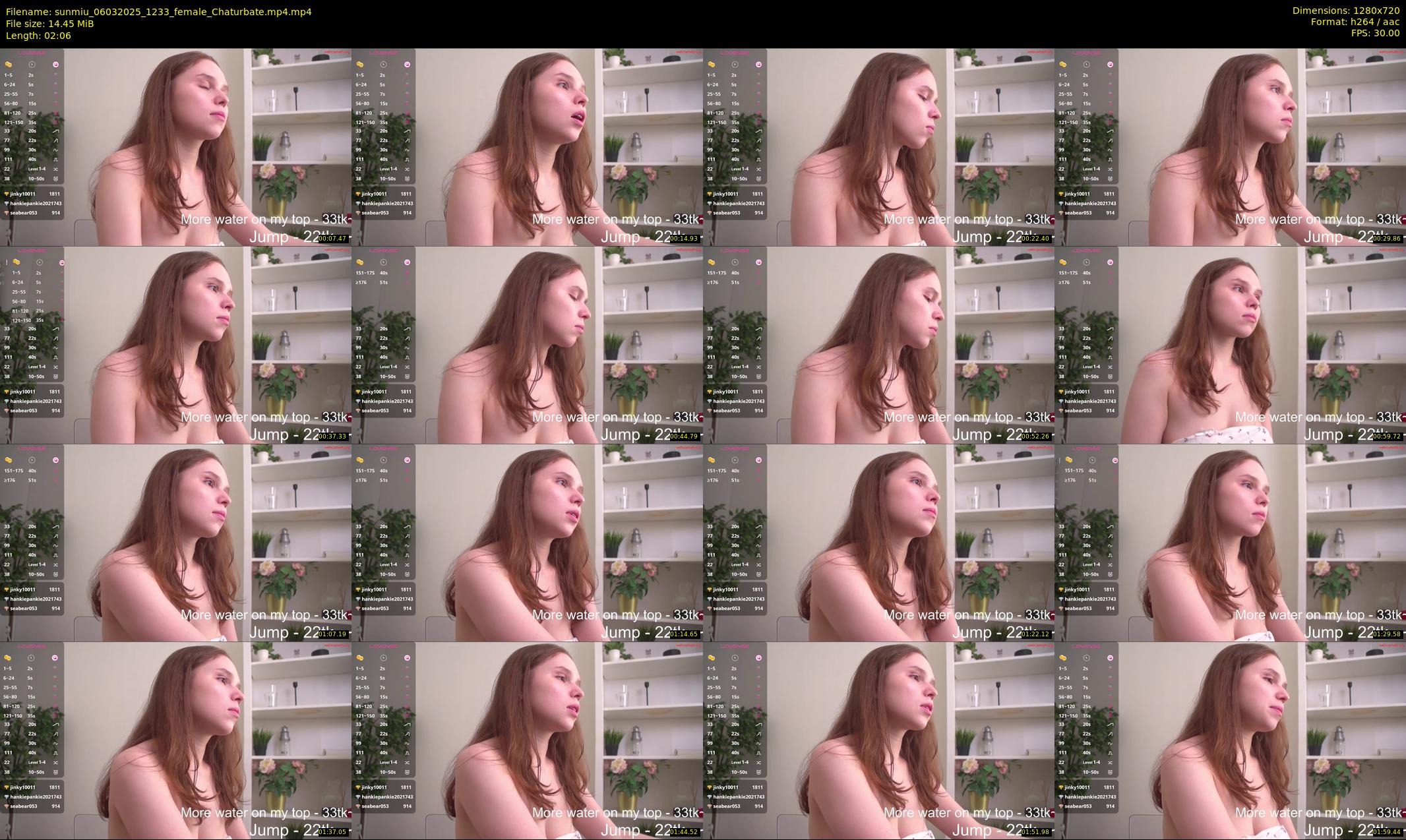 sunmiu — 3 minute Chaturbate female cam show recording, 720p, Mar 6, 2025