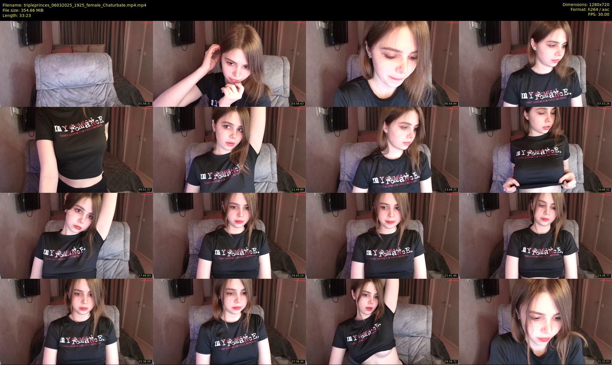 tripleprinces — 34 minute Chaturbate female cam show recording, 720p, Mar 6, 2025