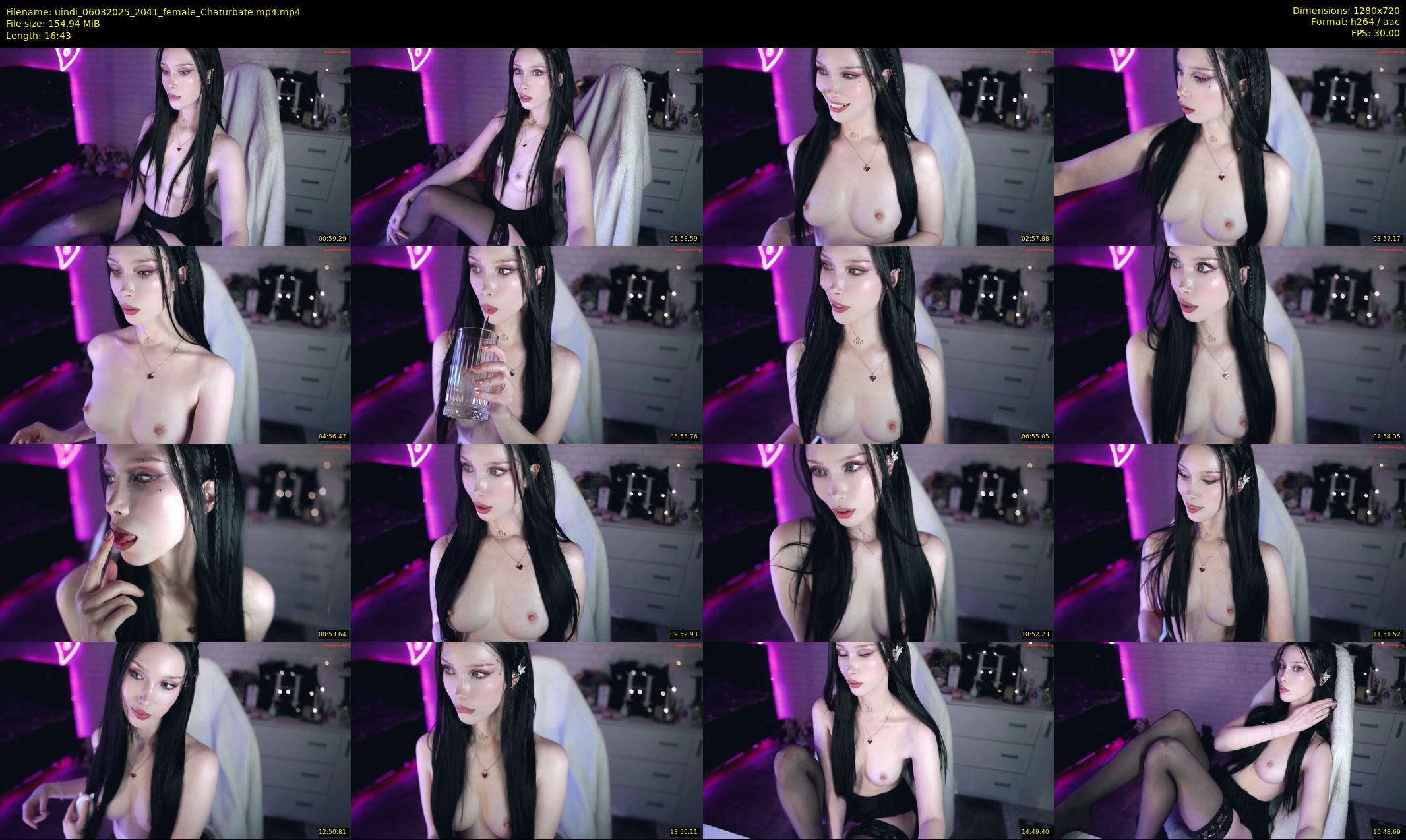 uindi — 17 minute Chaturbate female cam show recording, 720p, Mar 6, 2025