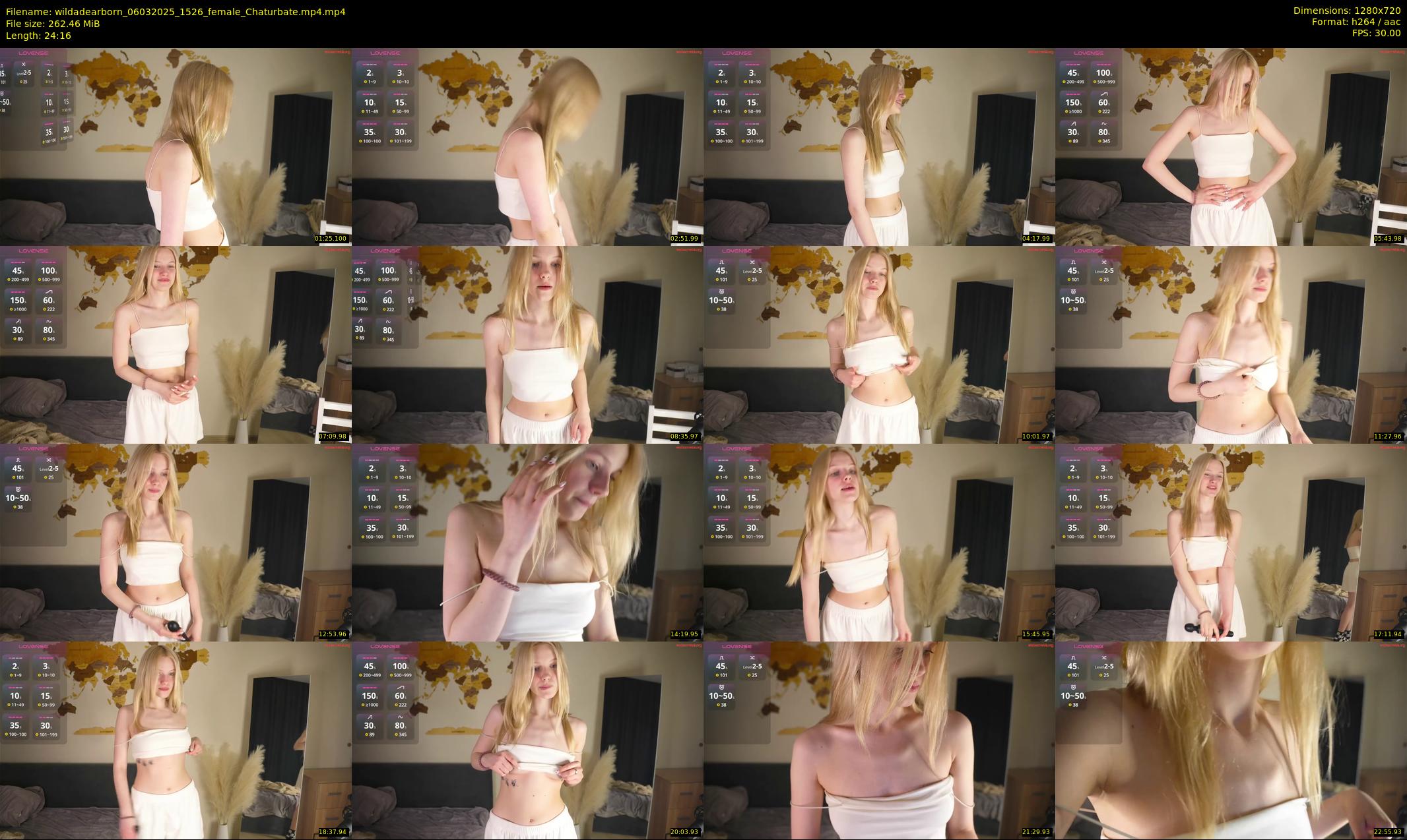 wildadearborn — 25 minute Chaturbate female cam show recording, 720p, Mar 6, 2025