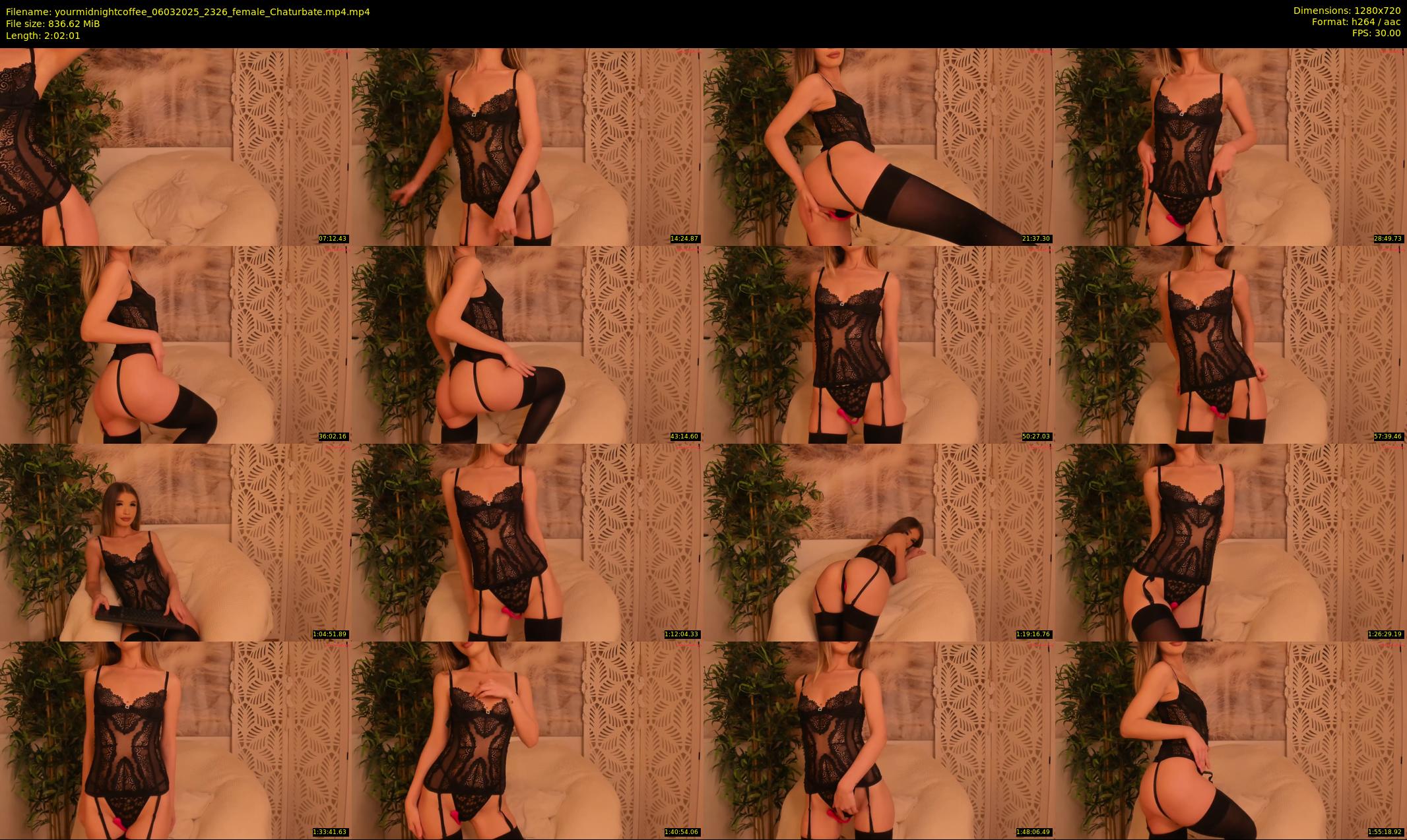 yourmidnightcoffee — 123 minute Chaturbate female cam show recording, 720p, Mar 6, 2025