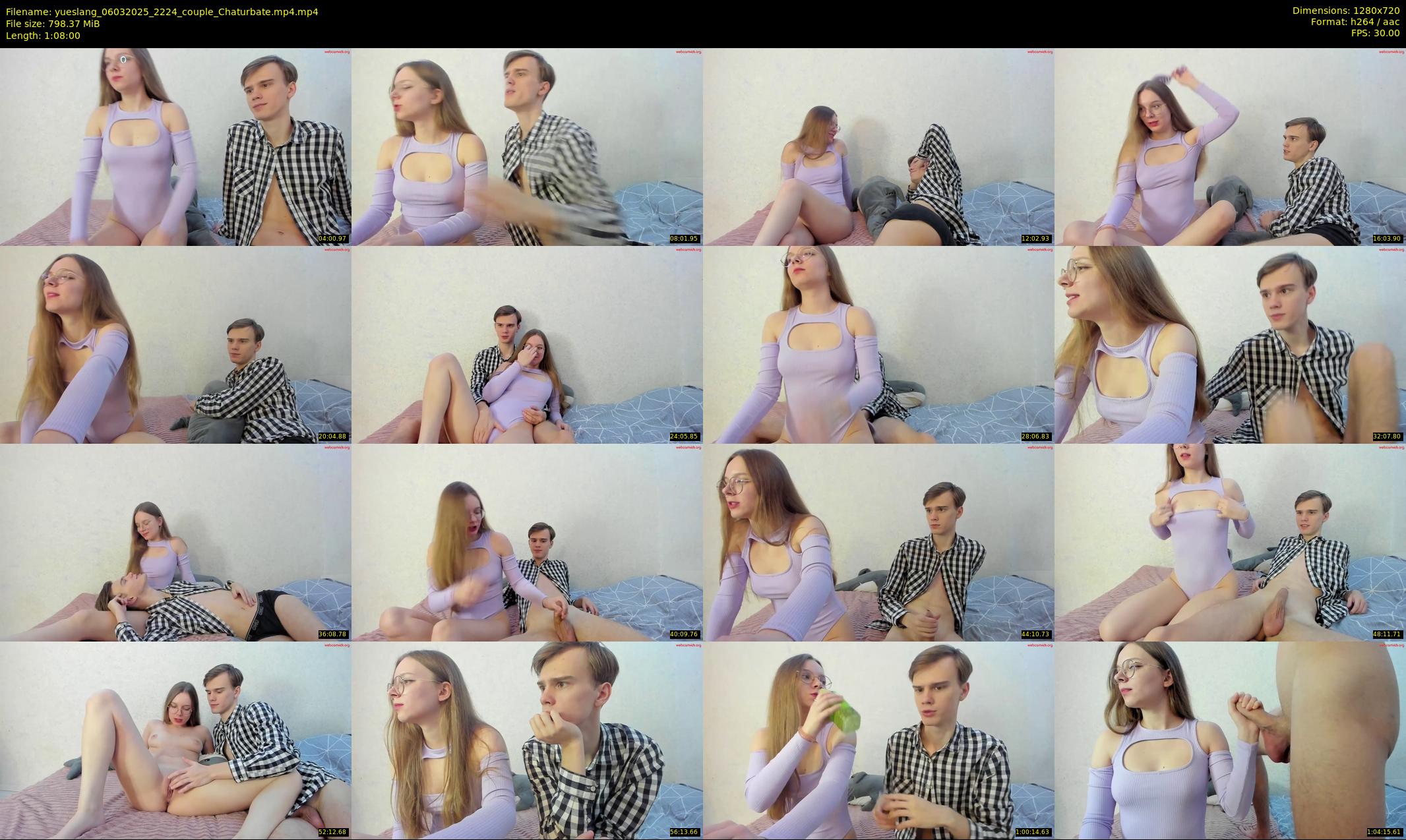 yueslang — 68 minute Chaturbate couple cam show recording, 720p, Mar 6, 2025