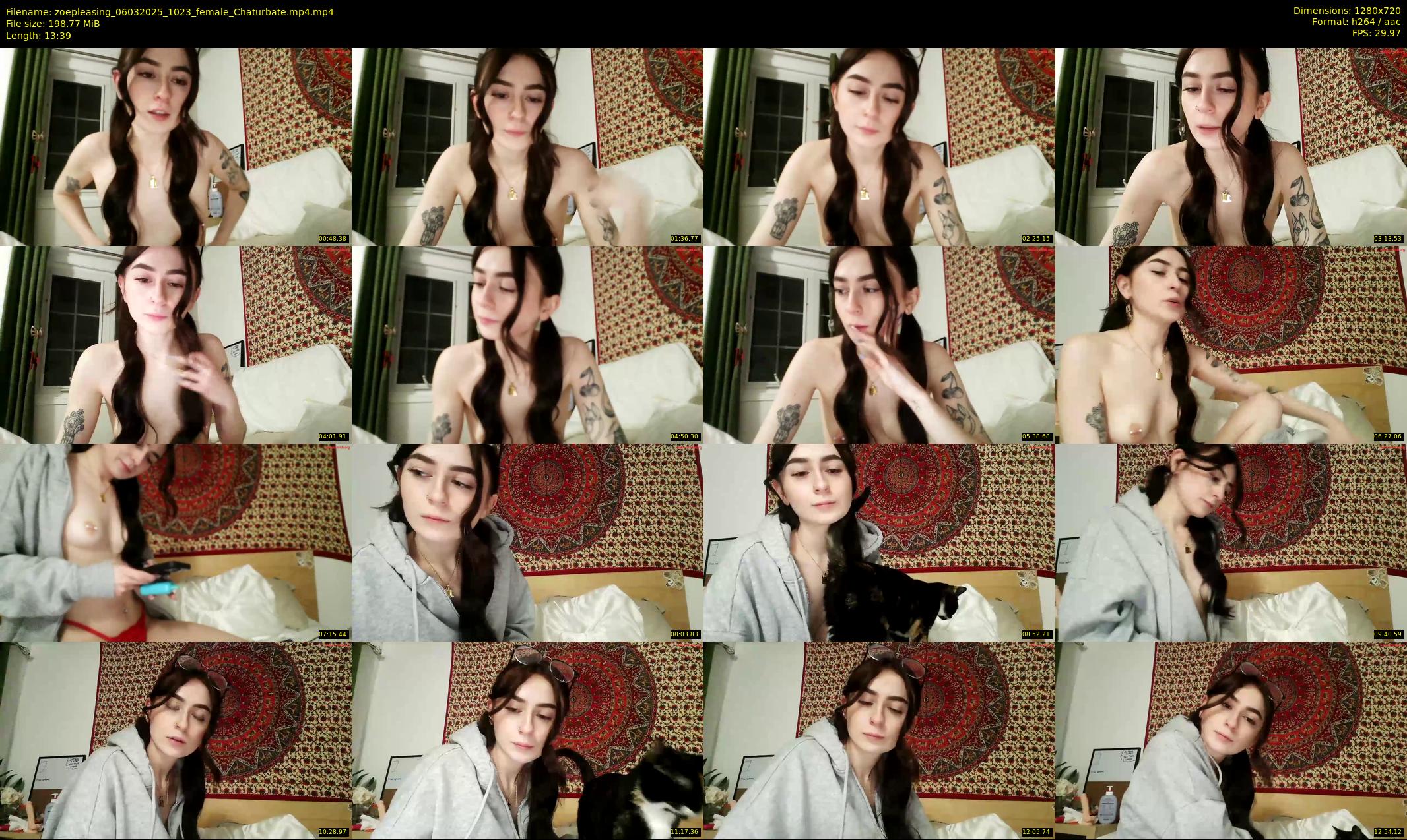 zoepleasing — 14 minute Chaturbate female cam show recording, 720p, Mar 6, 2025