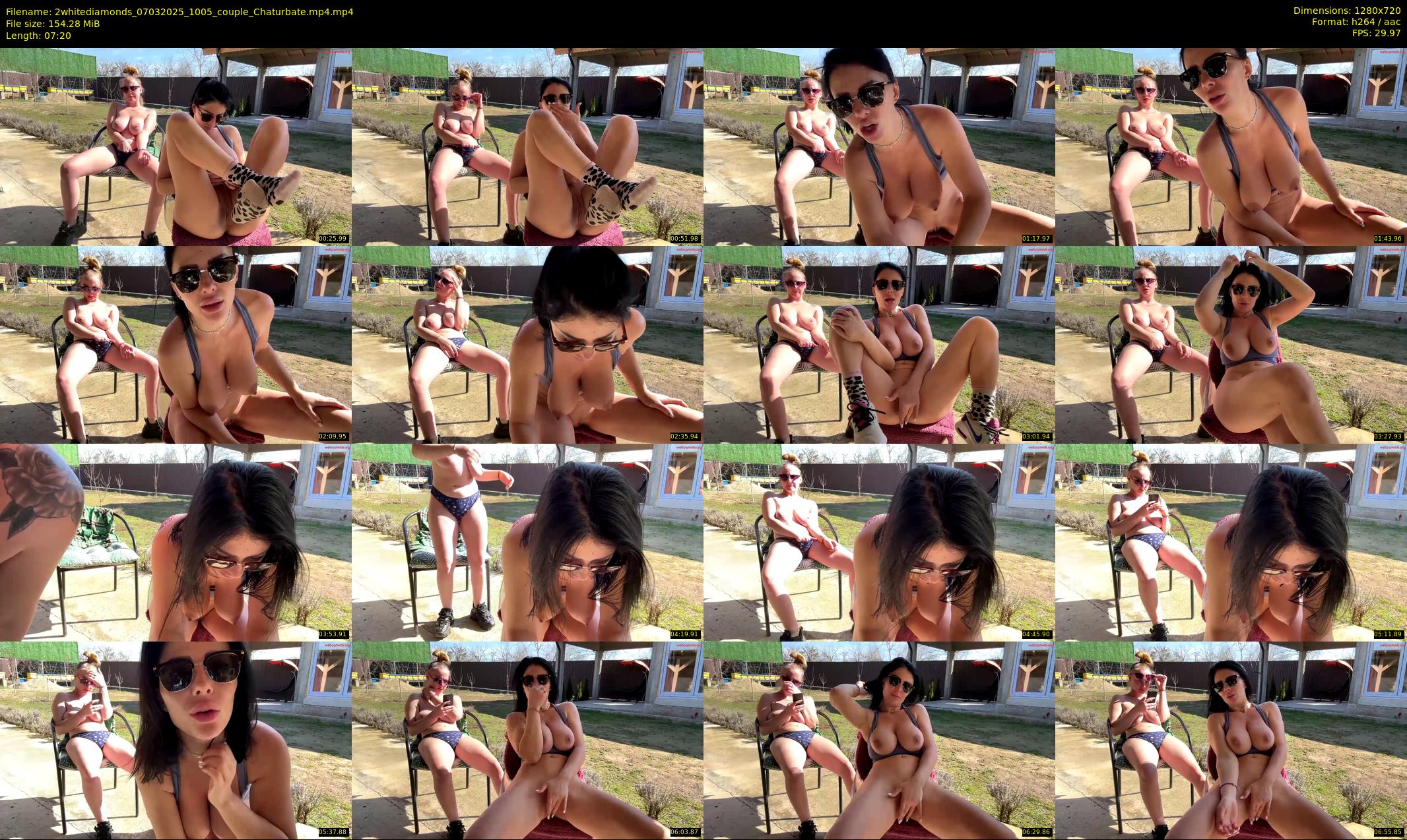 2whitediamonds — 8 minute Chaturbate couple cam show recording, 720p, Mar 7, 2025