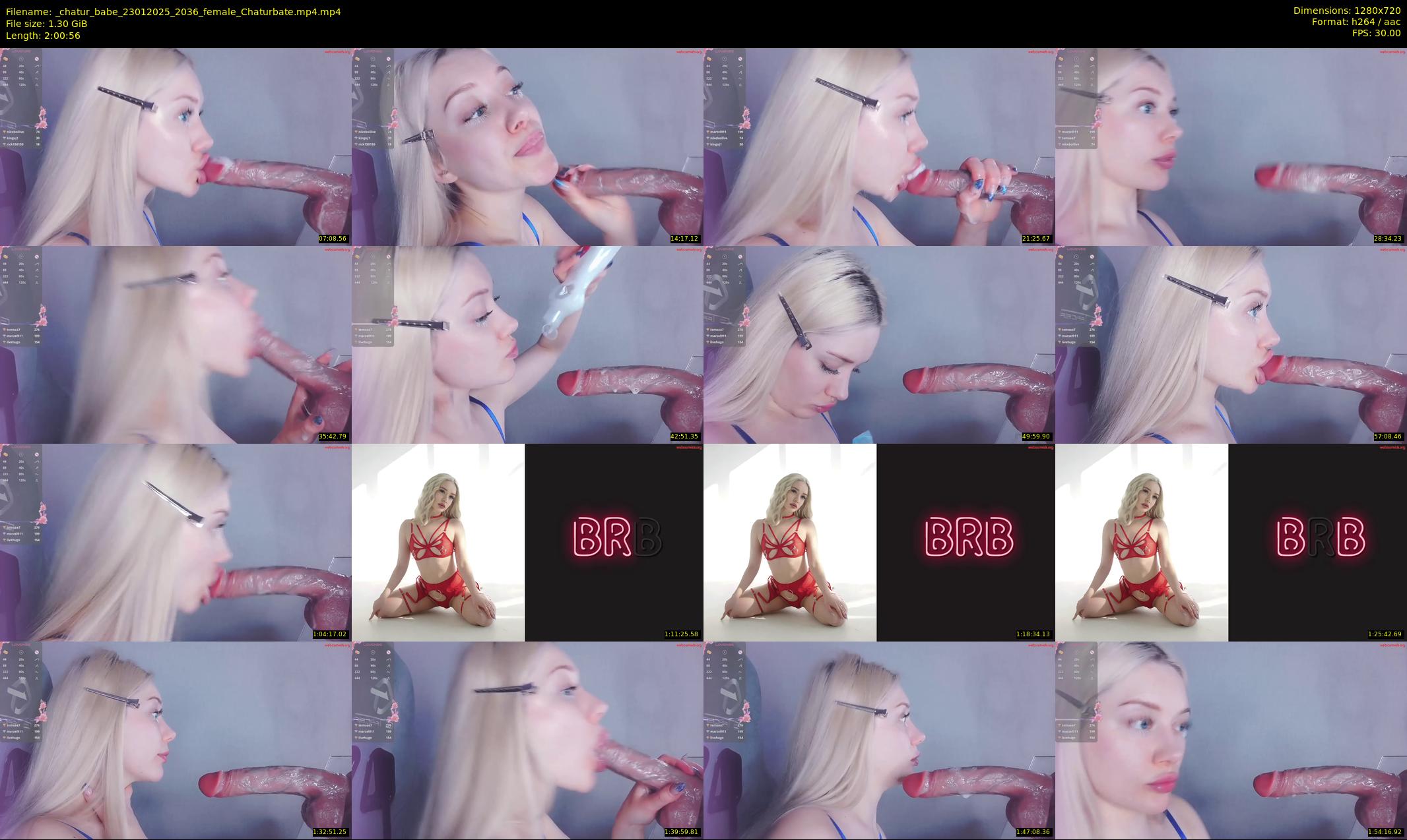 _chatur_babe — 121 minute Chaturbate female cam show recording, 720p, Jan 23, 2025