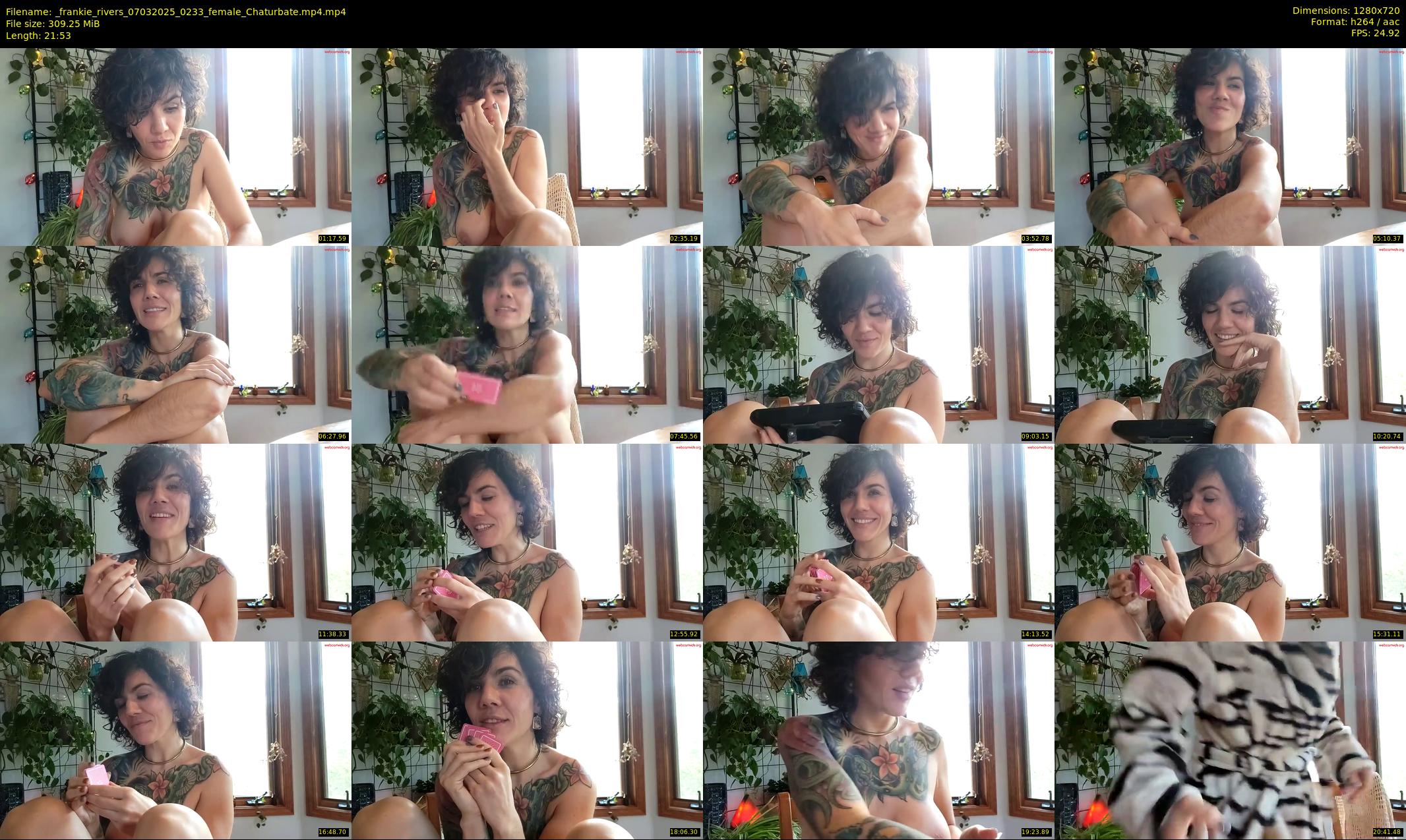 _frankie_rivers — 22 minute Chaturbate female cam show recording, 720p, Mar 7, 2025