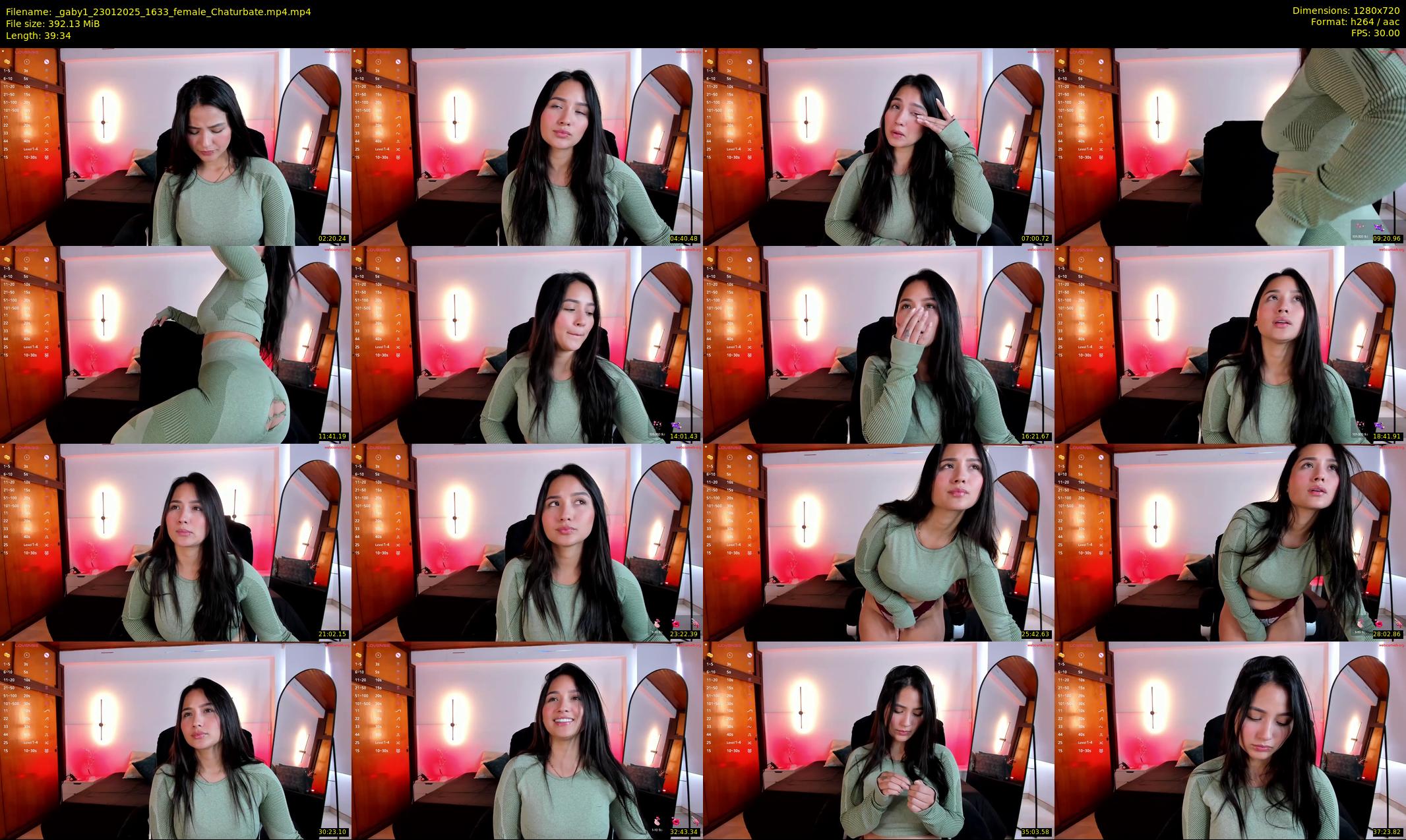 _gaby1 — 40 minute Chaturbate female cam show recording, 720p, Jan 23, 2025