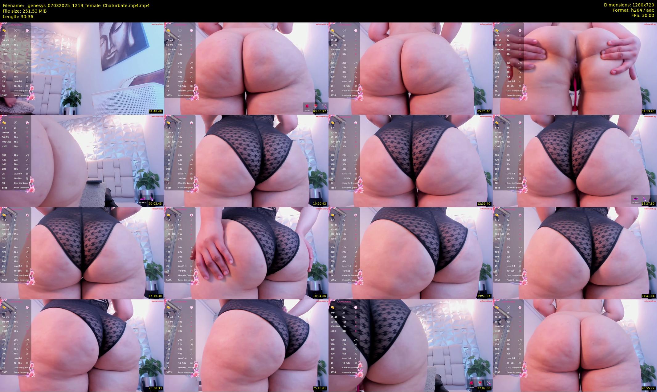 _genesys — 31 minute Chaturbate female cam show recording, 720p, Mar 7, 2025