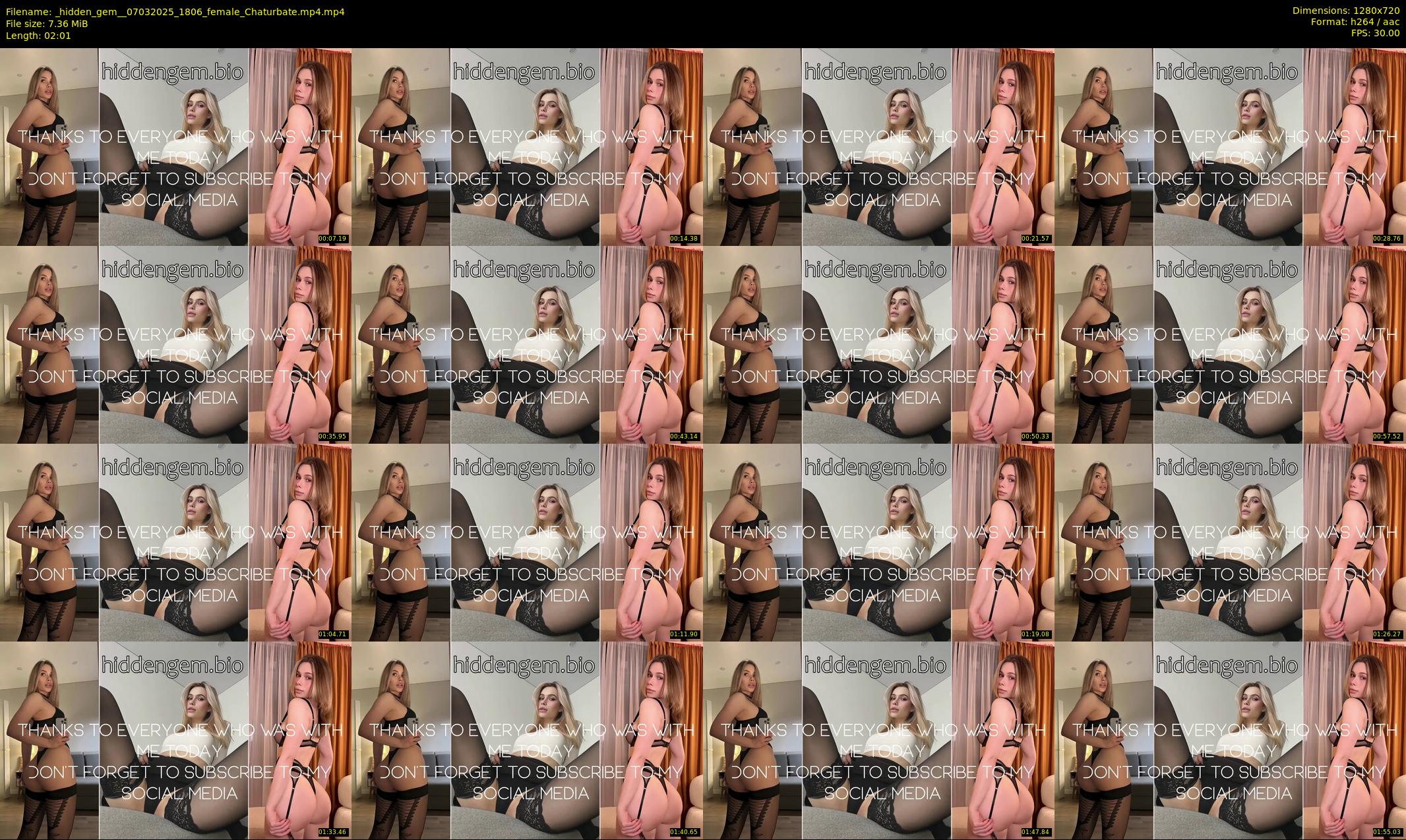 _hidden_gem_ — 3 minute Chaturbate female cam show recording, 720p, Mar 7, 2025