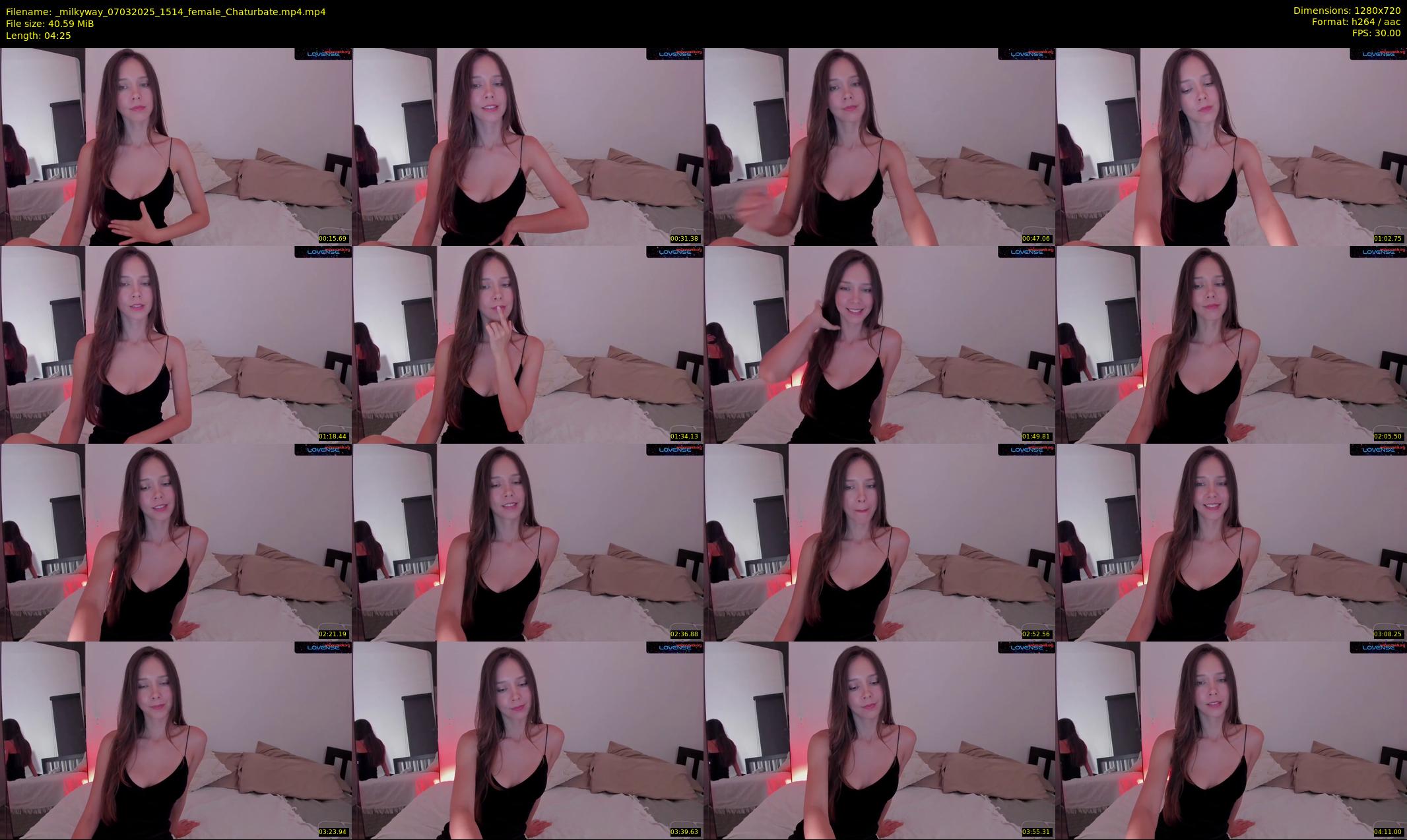 _milkyway — 5 minute Chaturbate female cam show recording, 720p, Mar 7, 2025